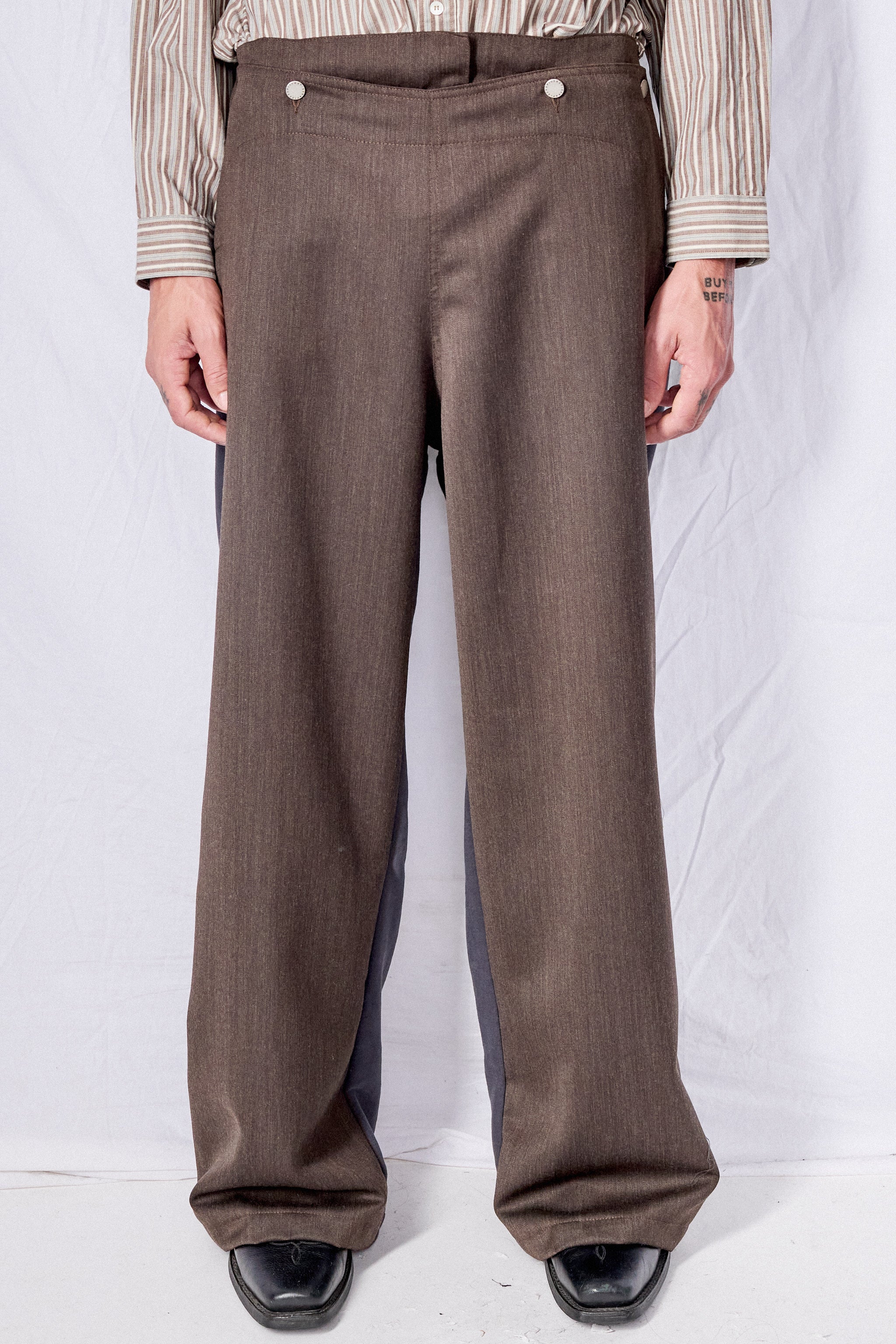 Brown Dual Sailor Lounge Trousers