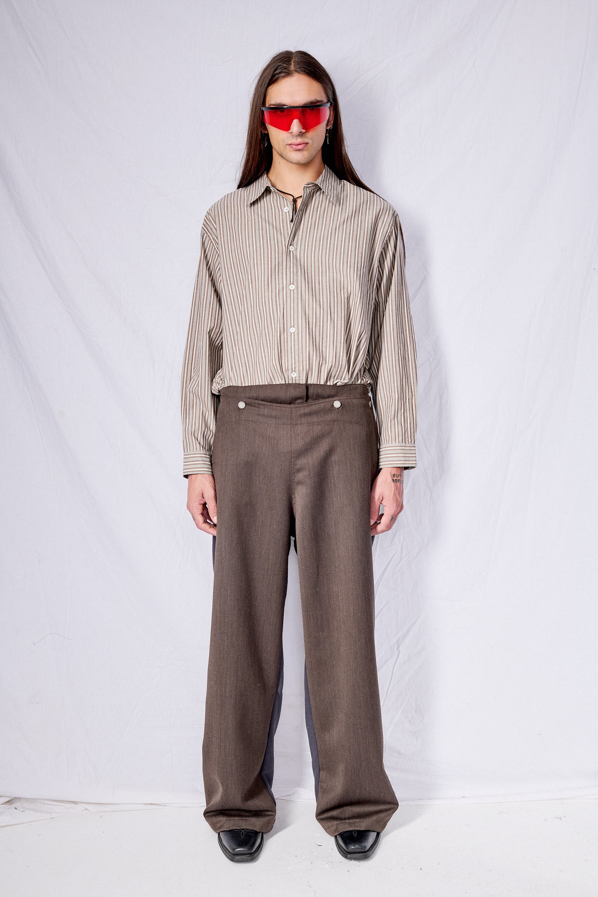 Brown Dual Sailor Lounge Trousers
