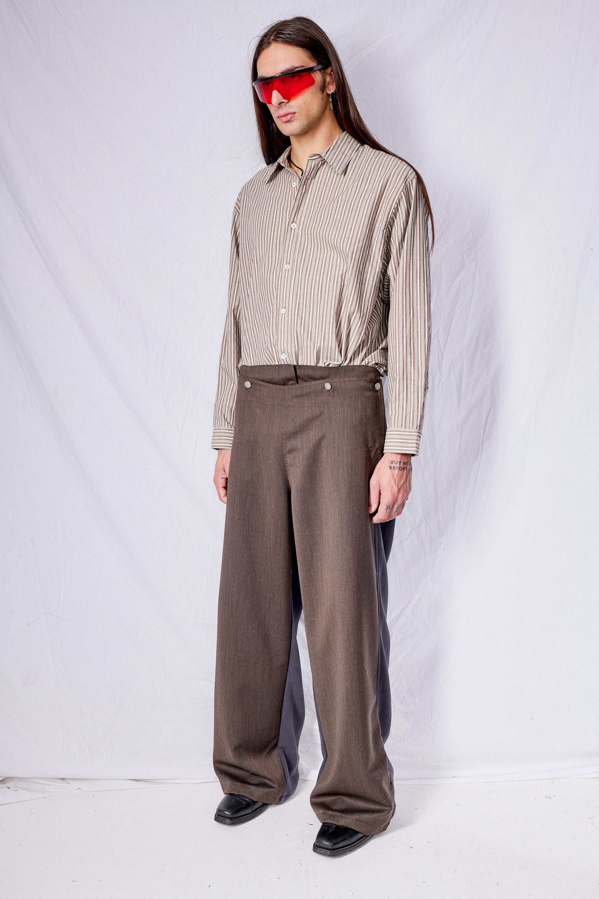 Brown Dual Sailor Lounge Trousers