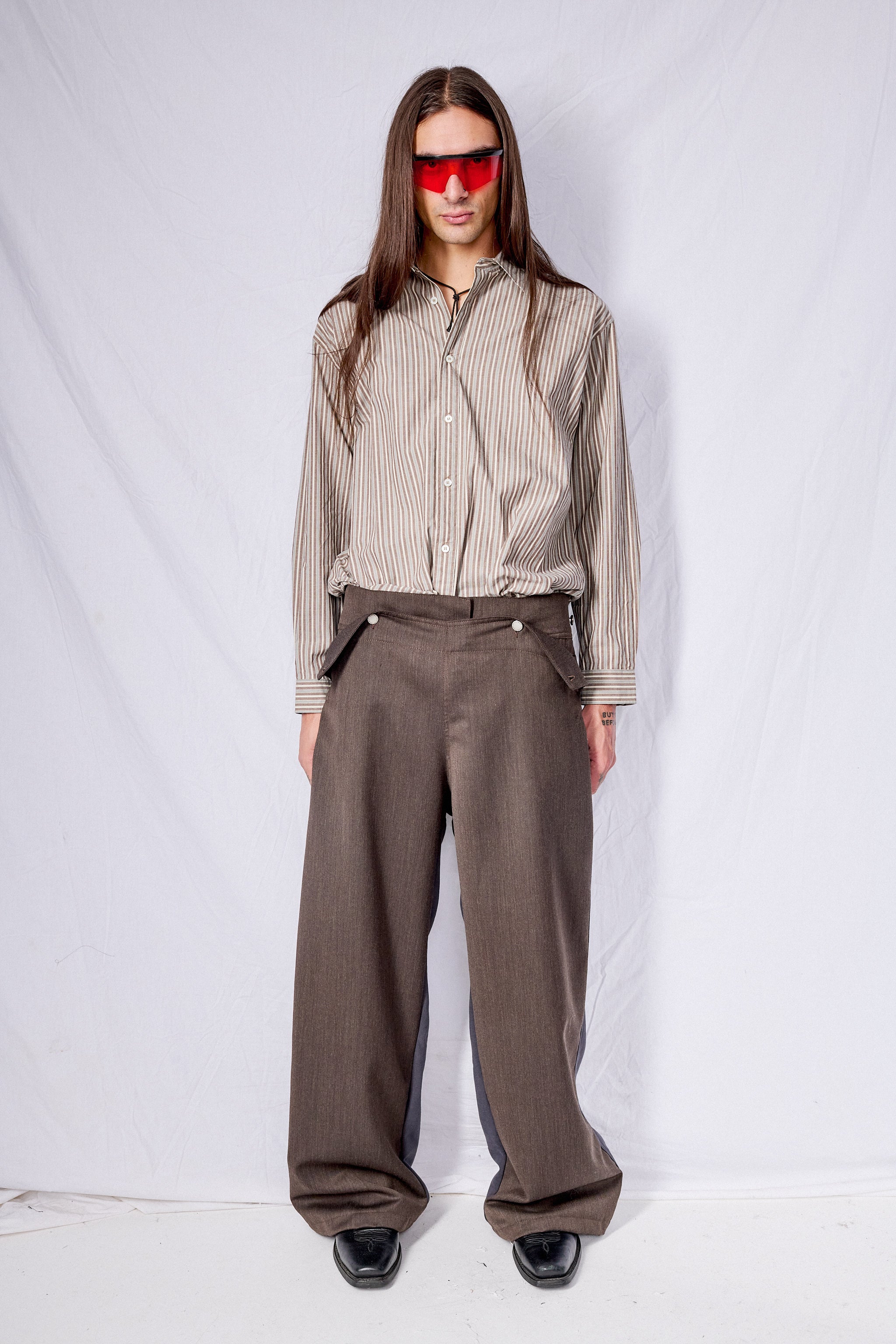 Brown Dual Sailor Lounge Trousers
