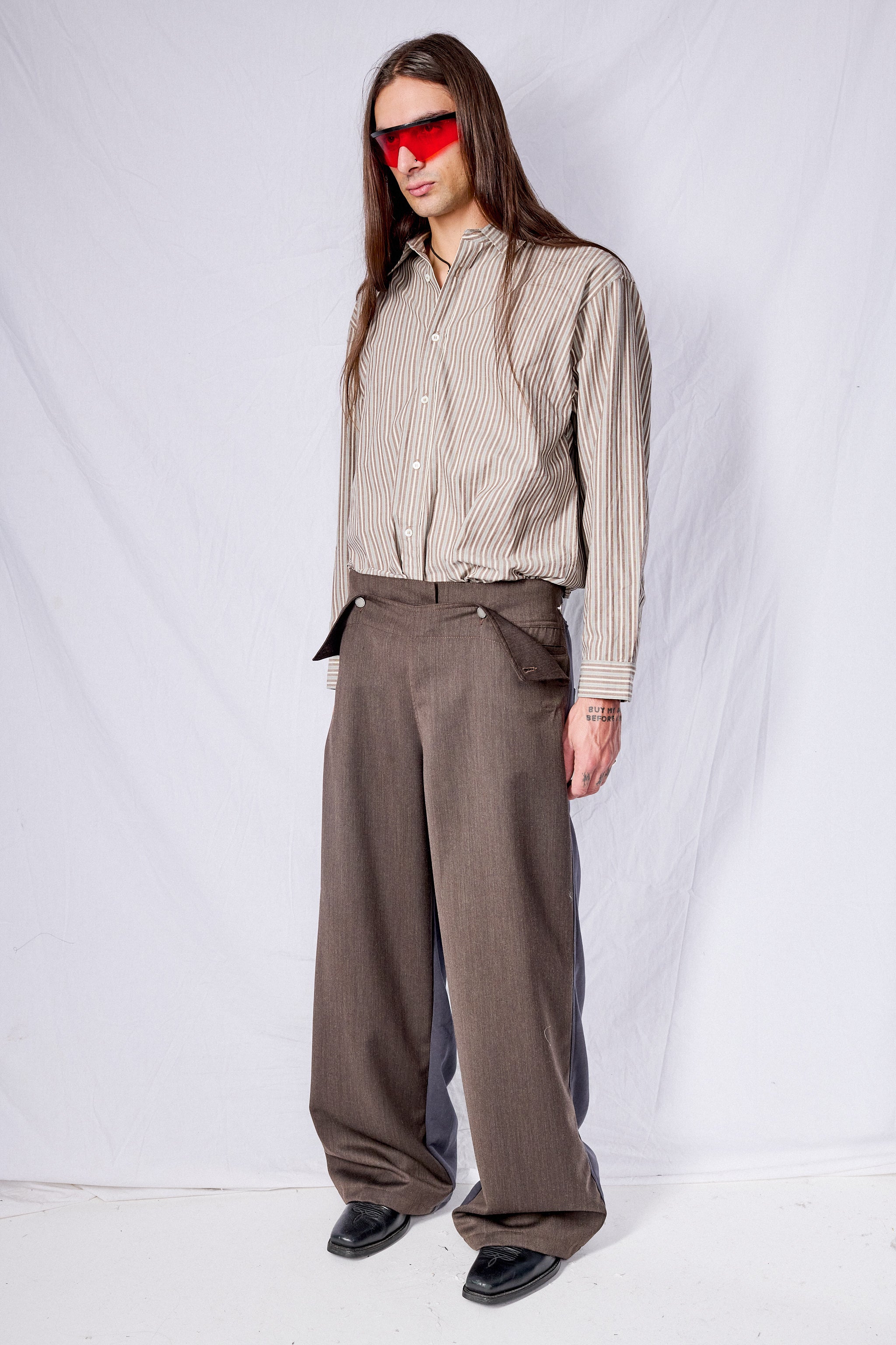 Brown Dual Sailor Lounge Trousers