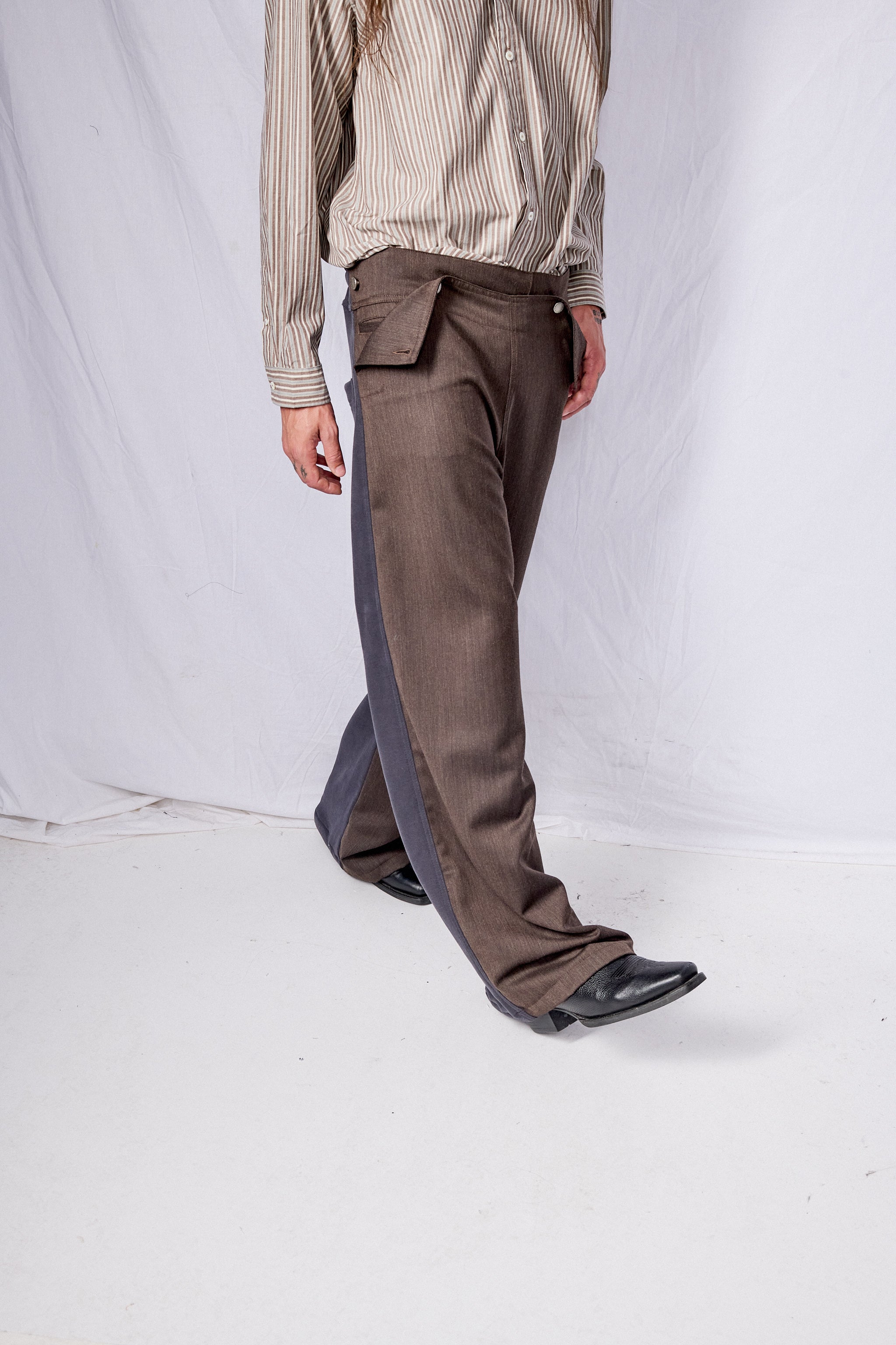 Brown Dual Sailor Lounge Trousers