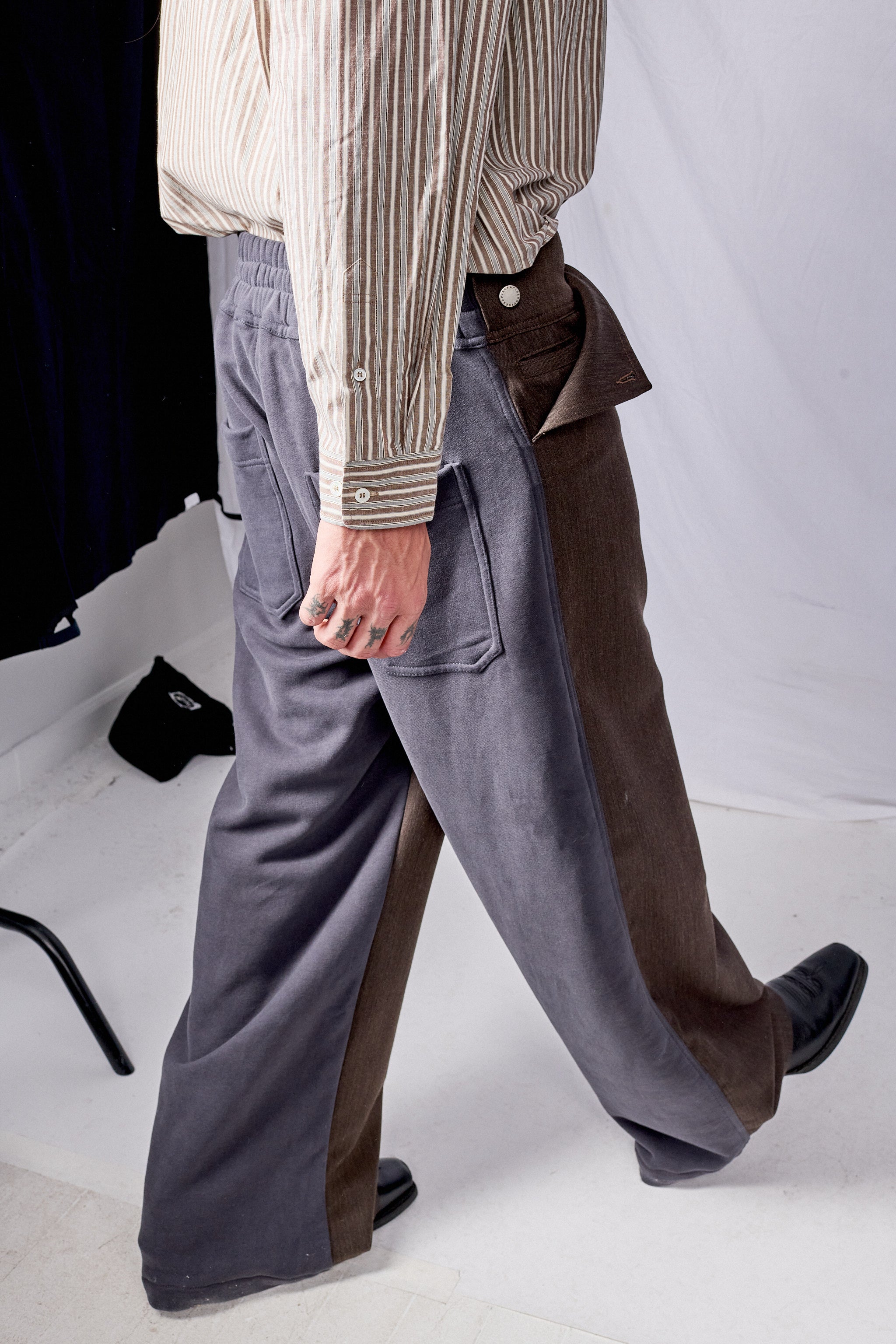 Brown Dual Sailor Lounge Trousers