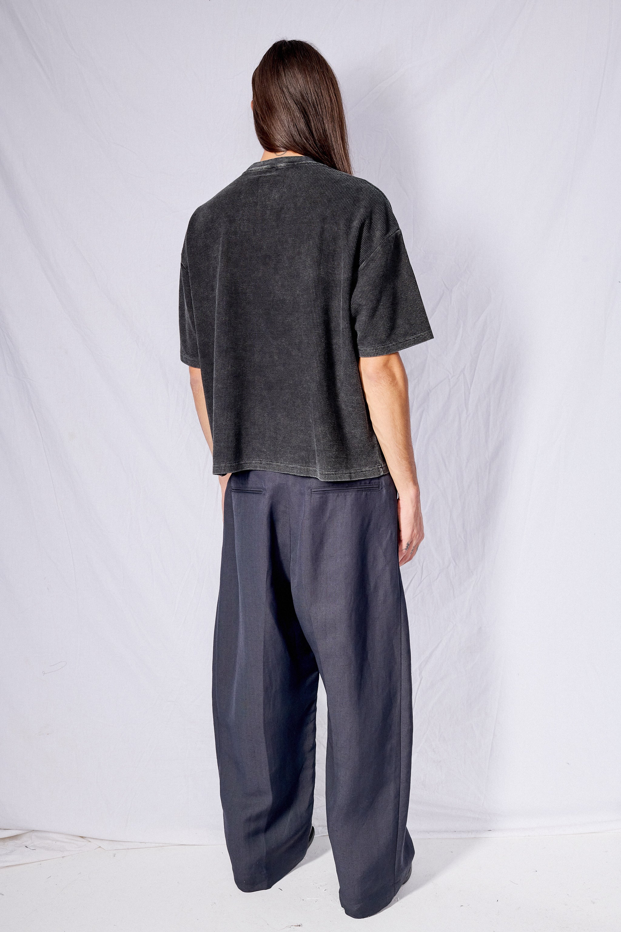 Black Acid Thermal T-Shirt