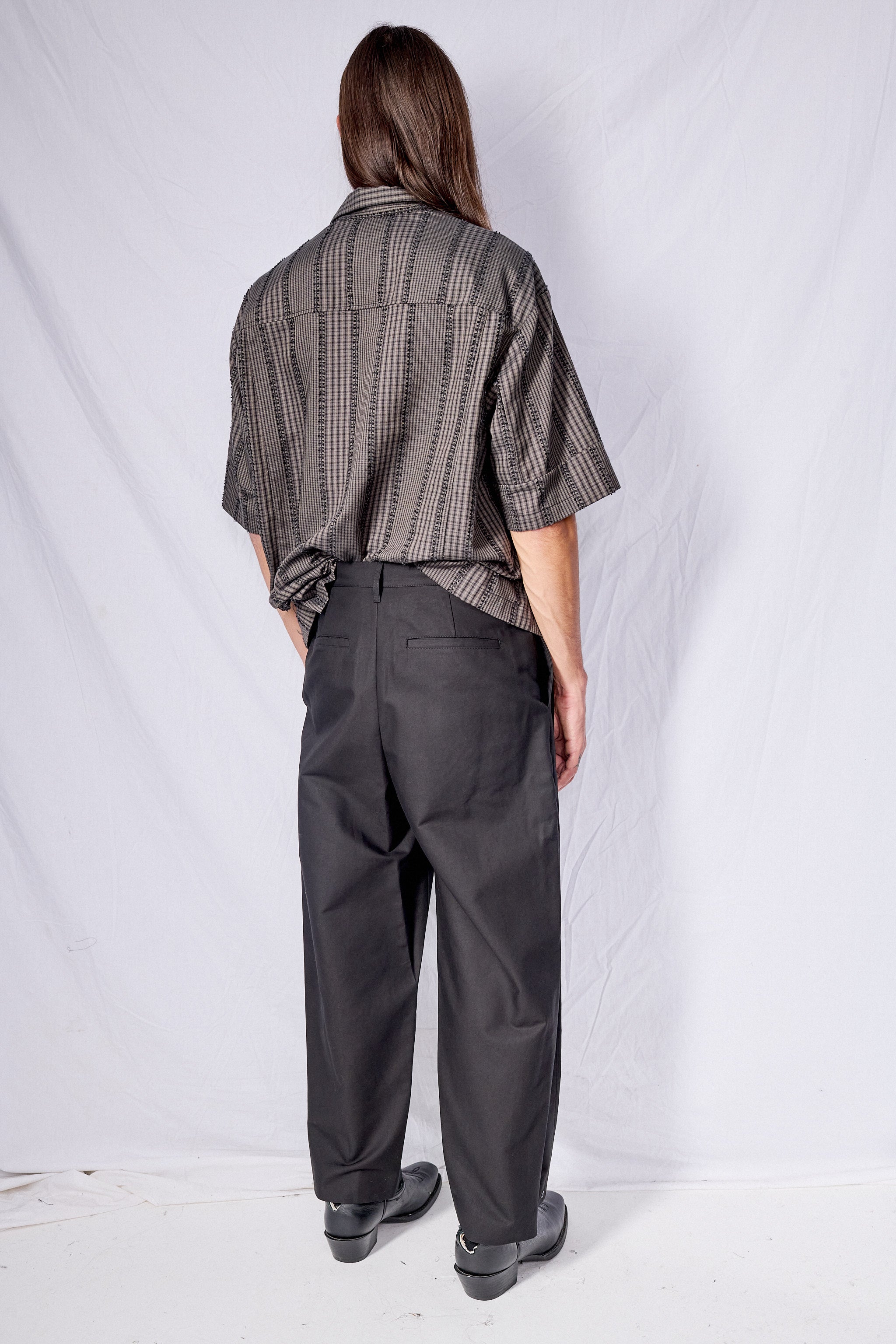Black Snap Garconne Pants