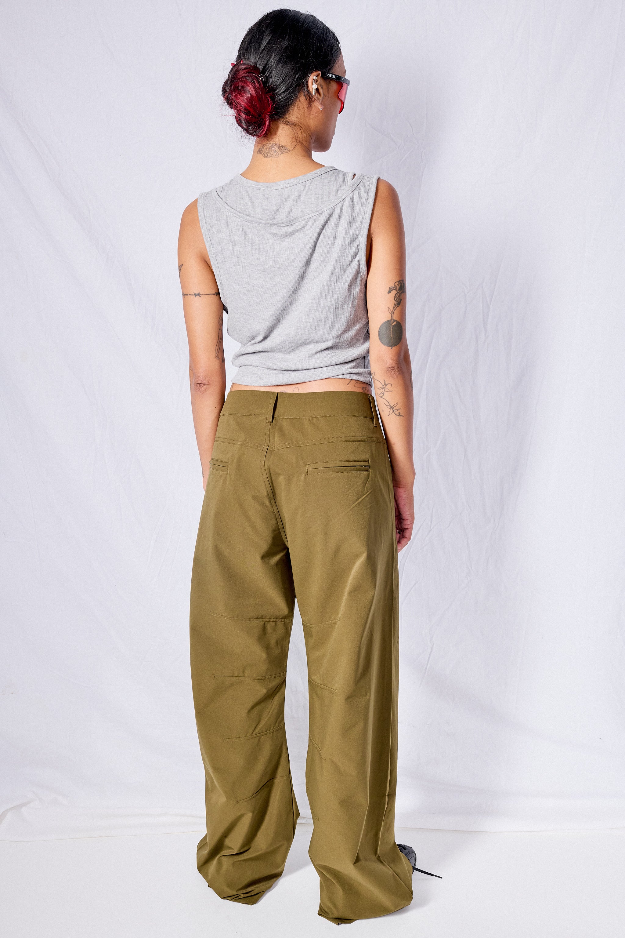 Grey Marle Double Up Tank Top