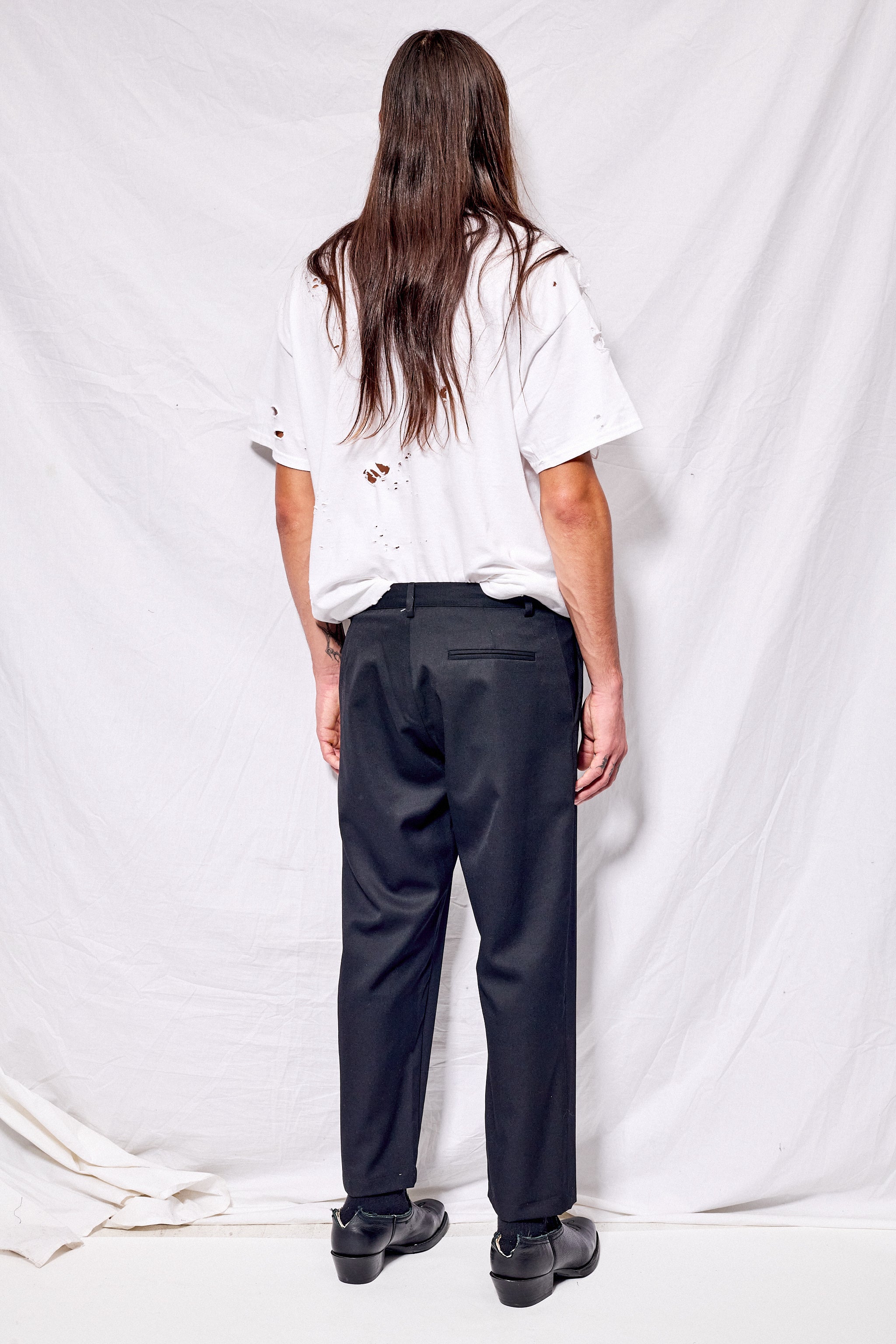 Black Suiting Curve Pant