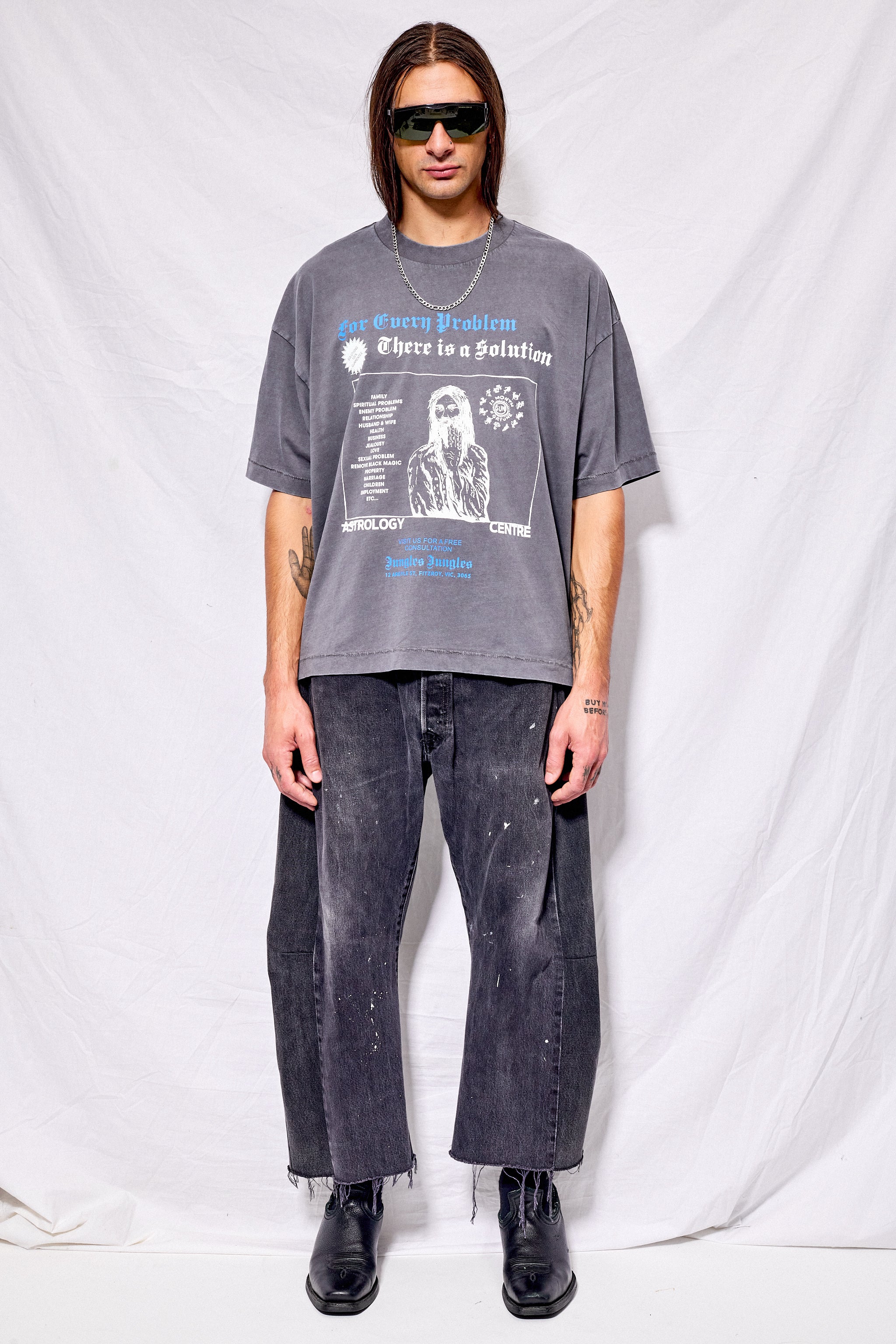 Vintage Black For Every Problem Tee