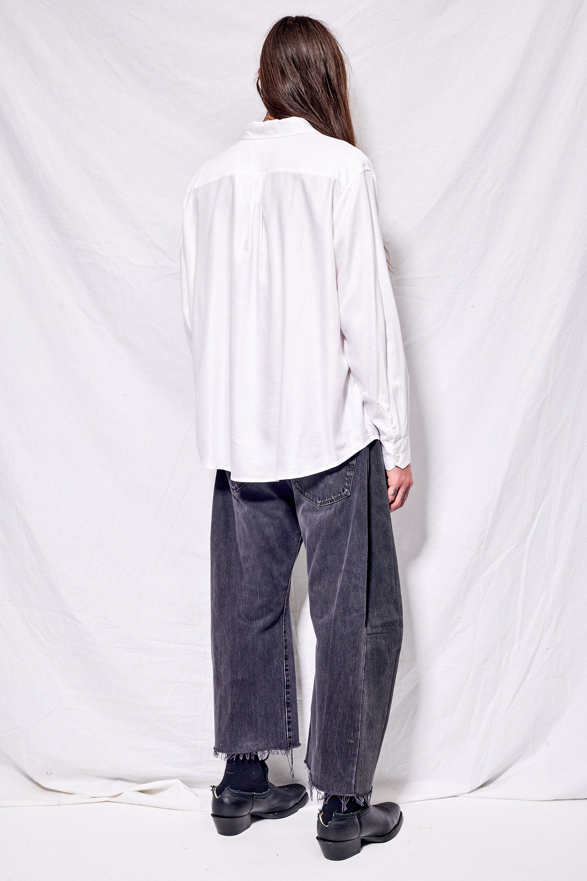Static White Liquid Oxford Beyond Shirt