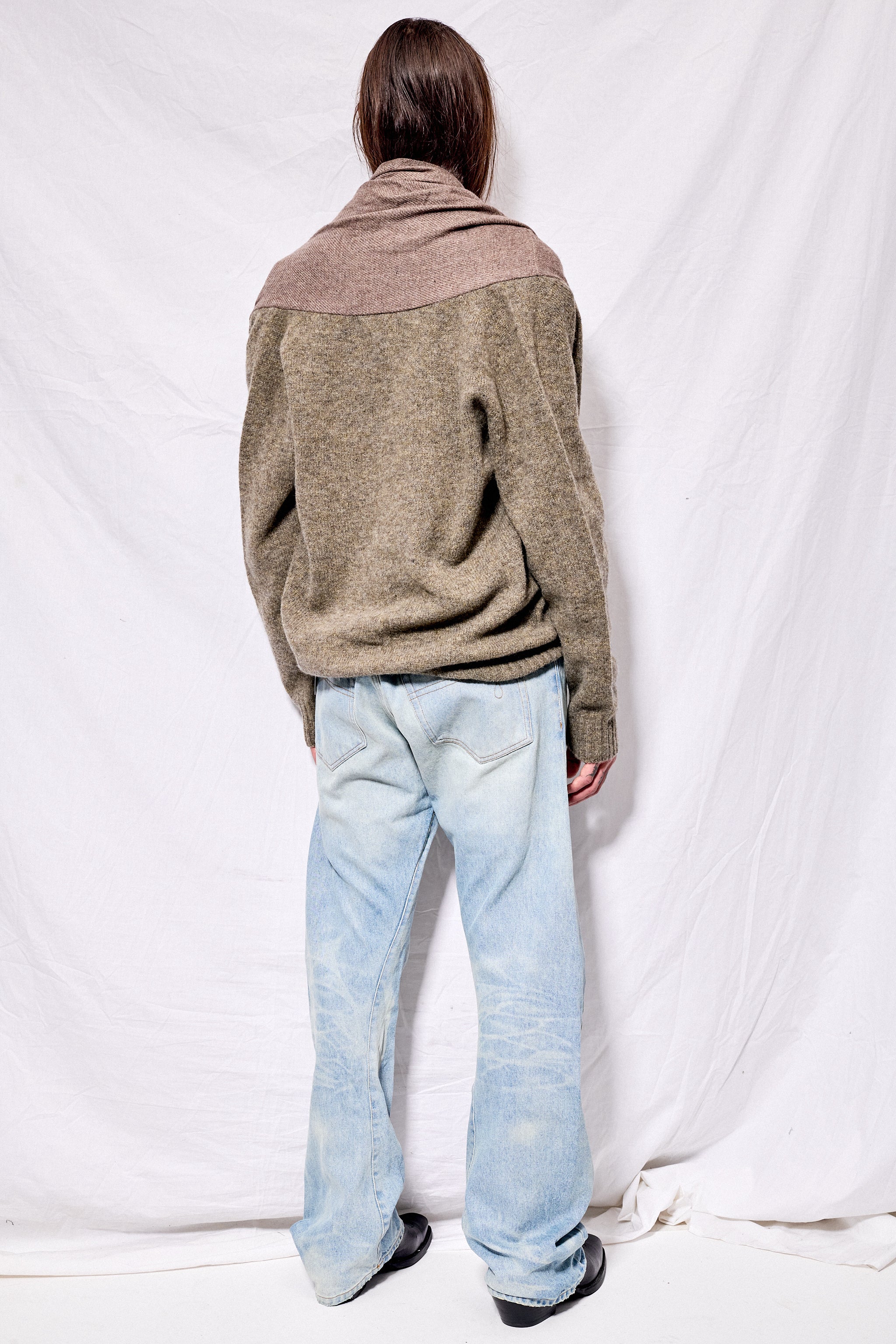 Brown No.80 Waterfall Sweater
