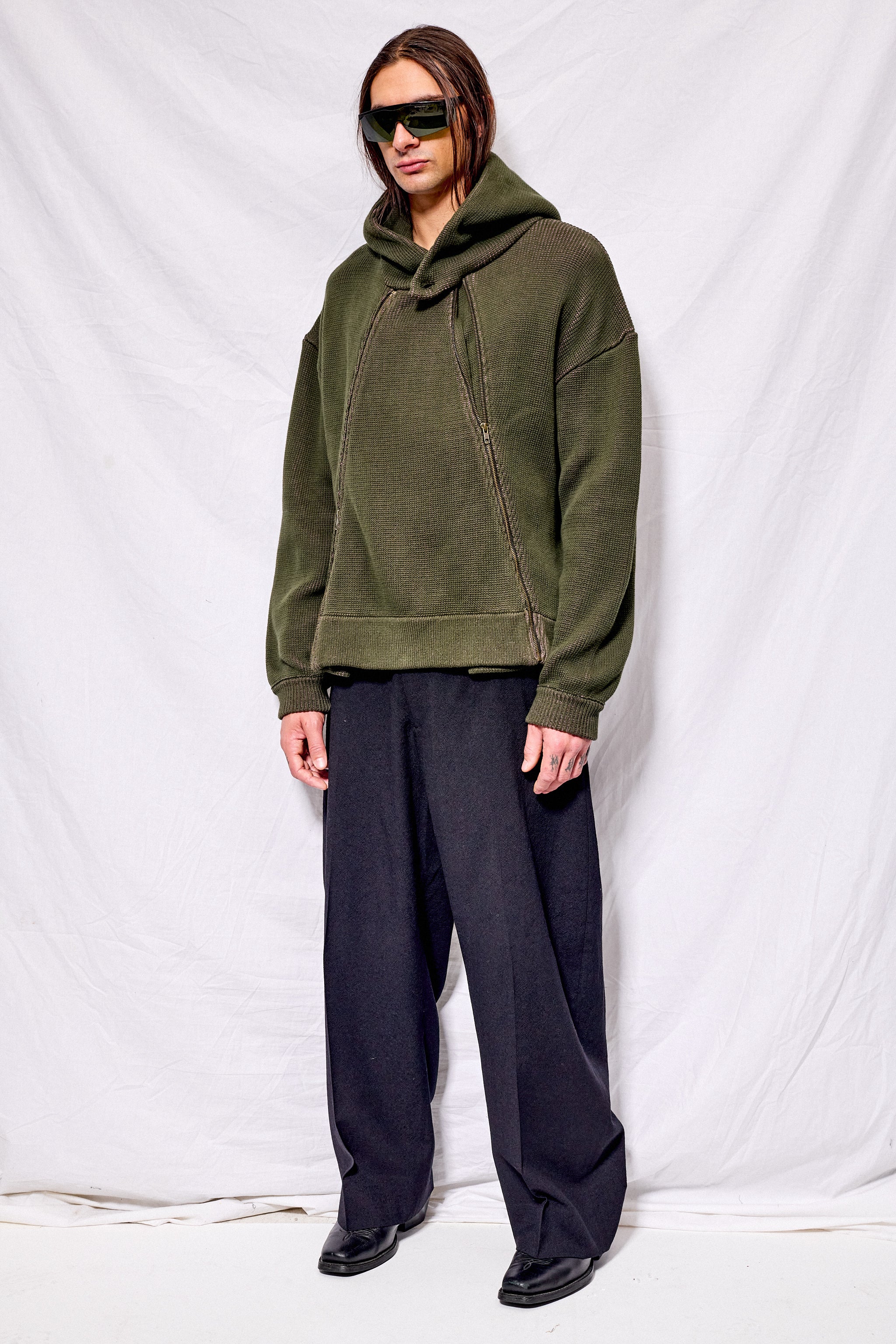 Swamp Triangle Zip Hoodie