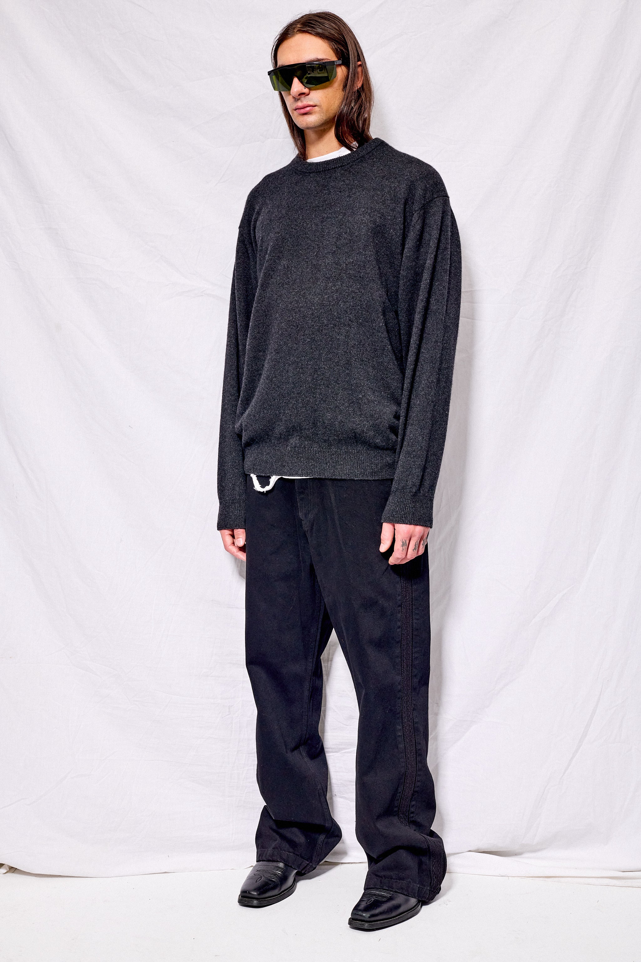 Charcoal Grey Unisex Shaggy Dog Sweater