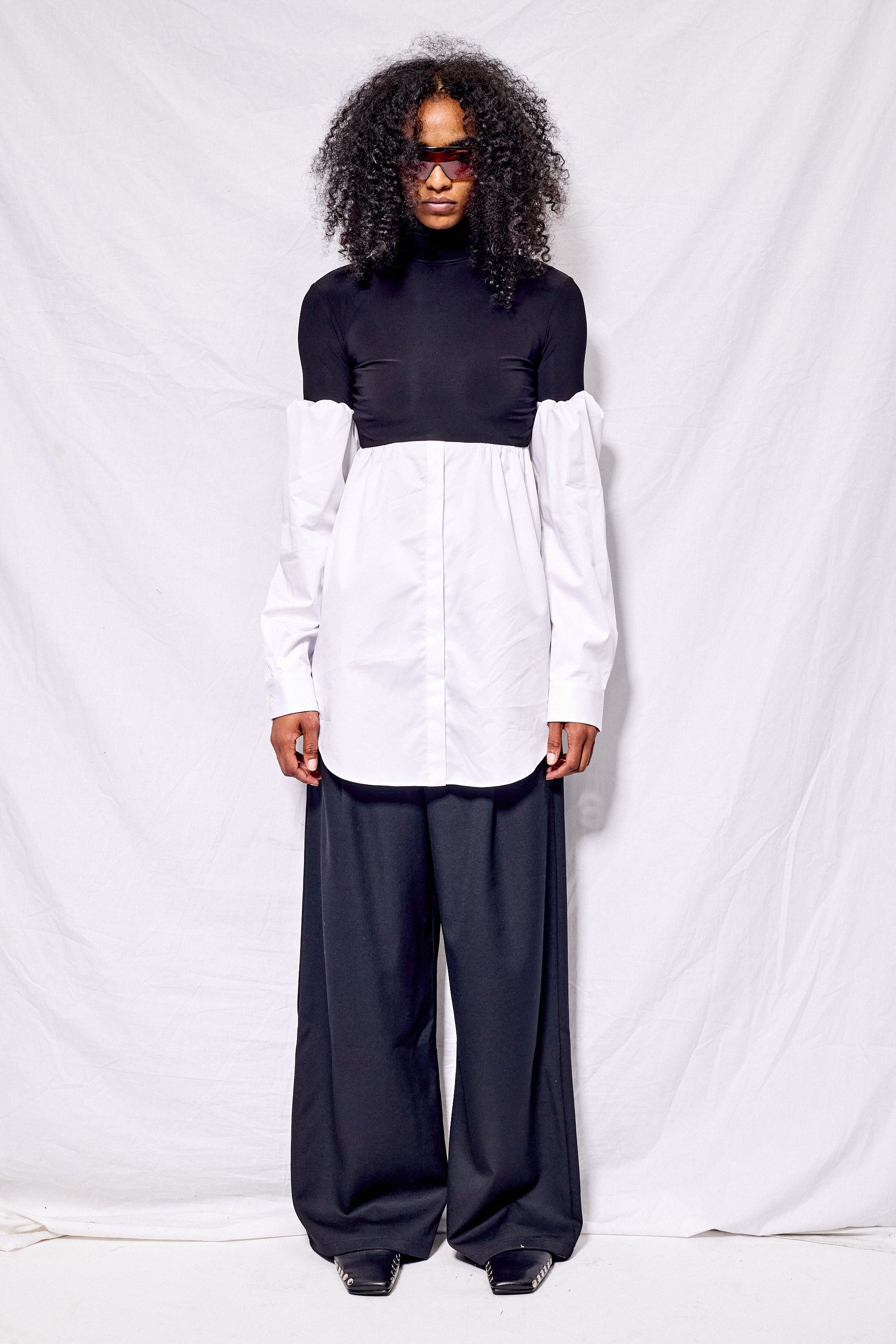 Black & White Fame Top