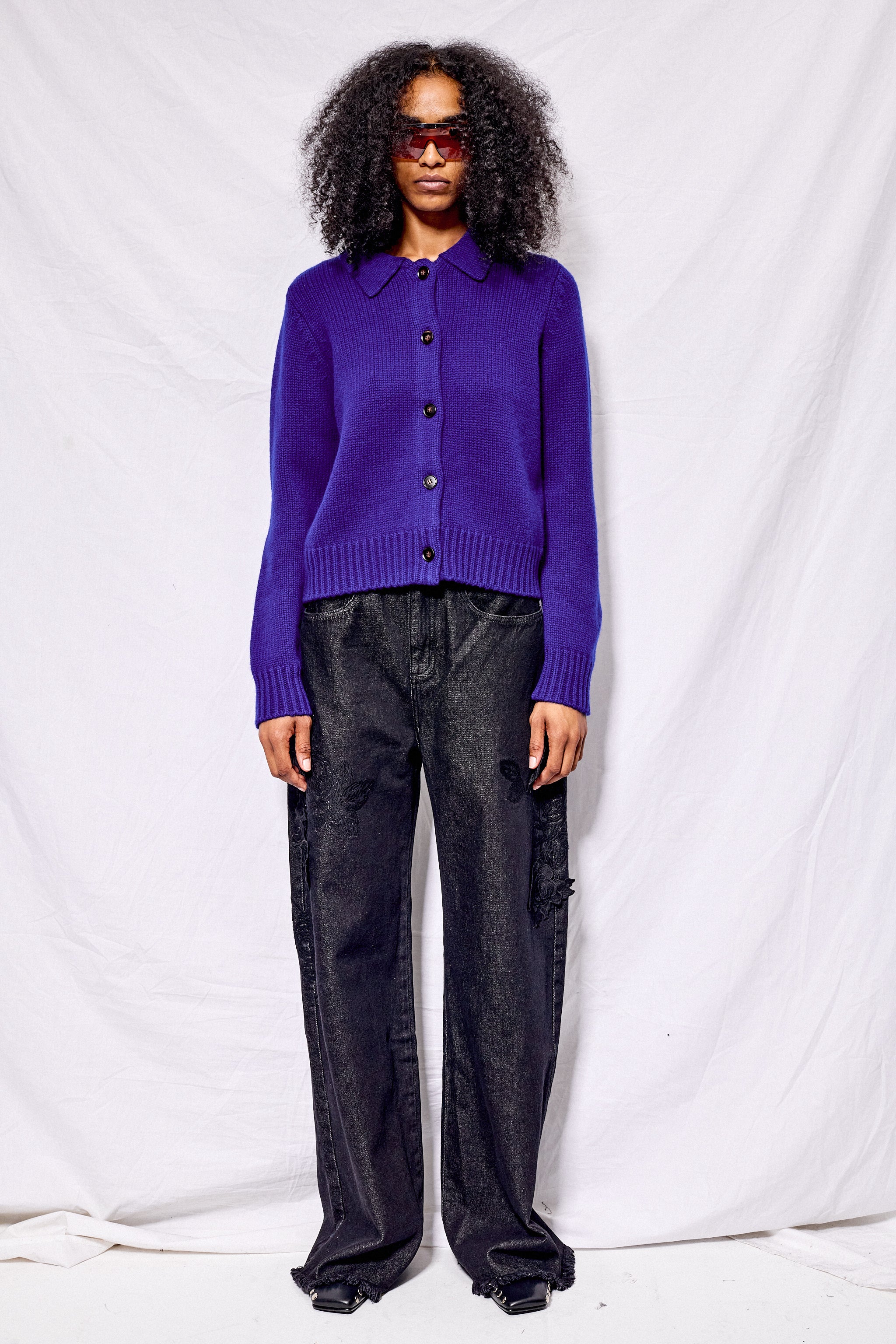 Royal Treena Polo Cardigan