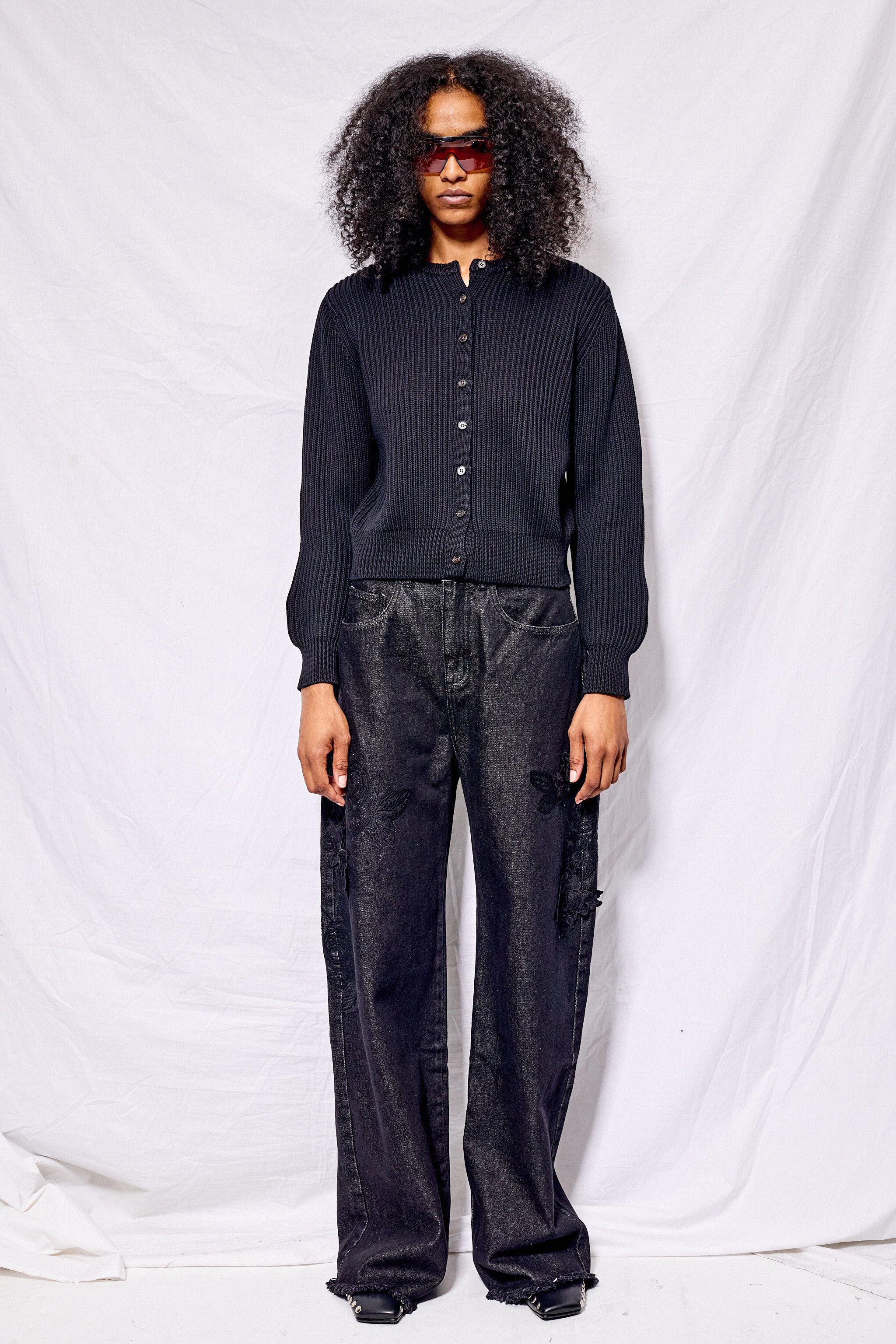 Black Riana Cardigan