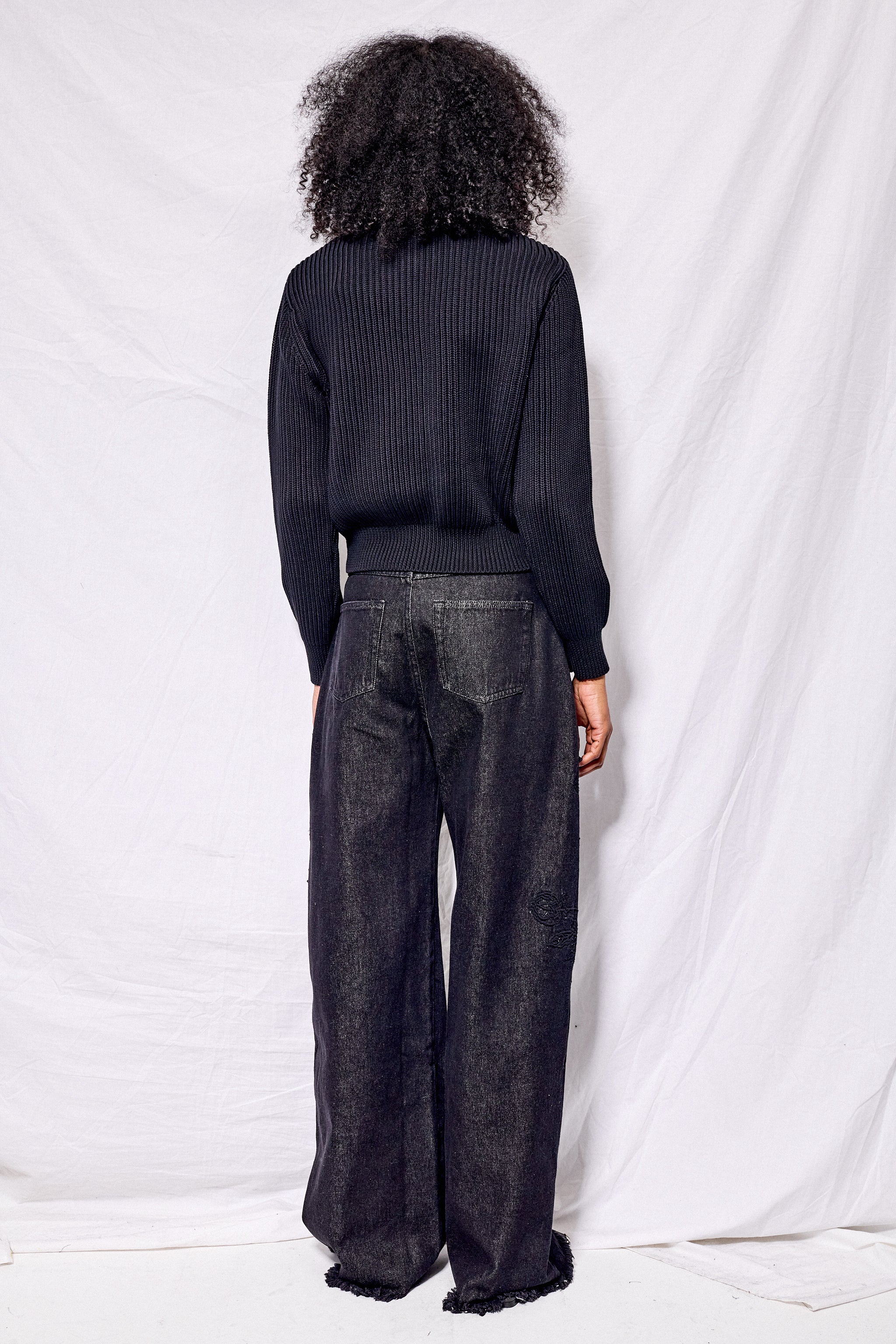 Black Riana Cardigan