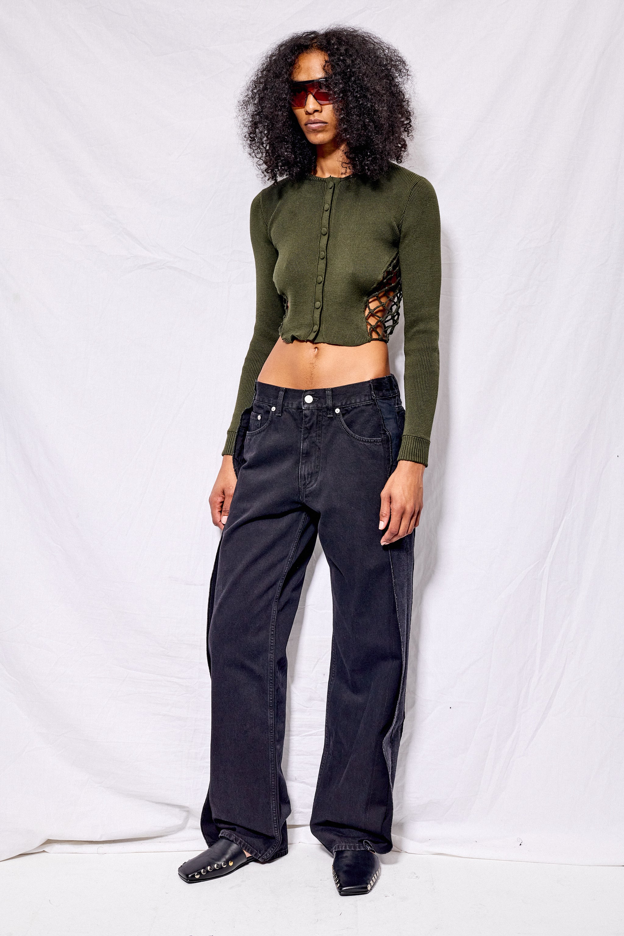 Swamp Sidemesh Cardigan