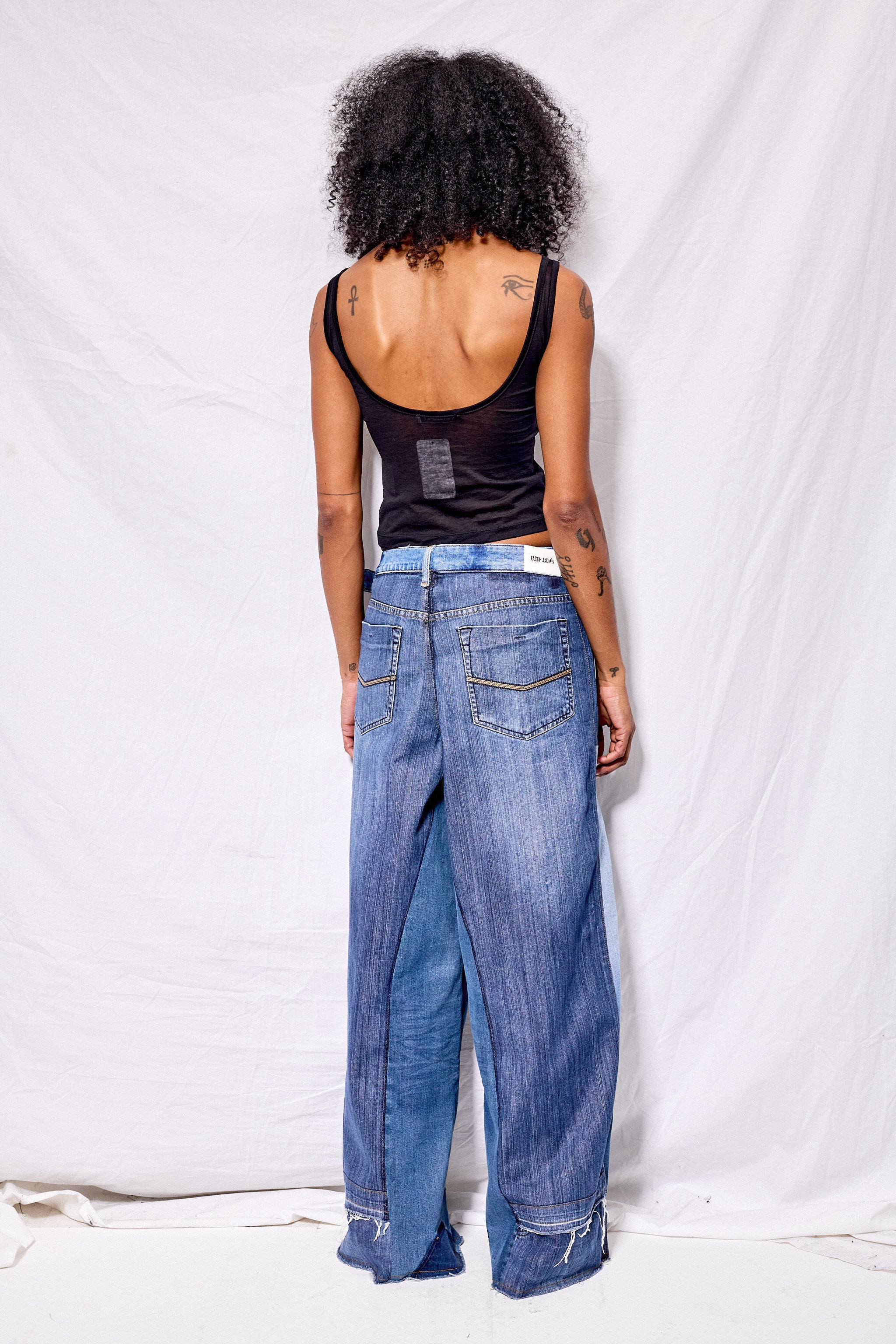 Upcycled Denim Palmsprings Pant
