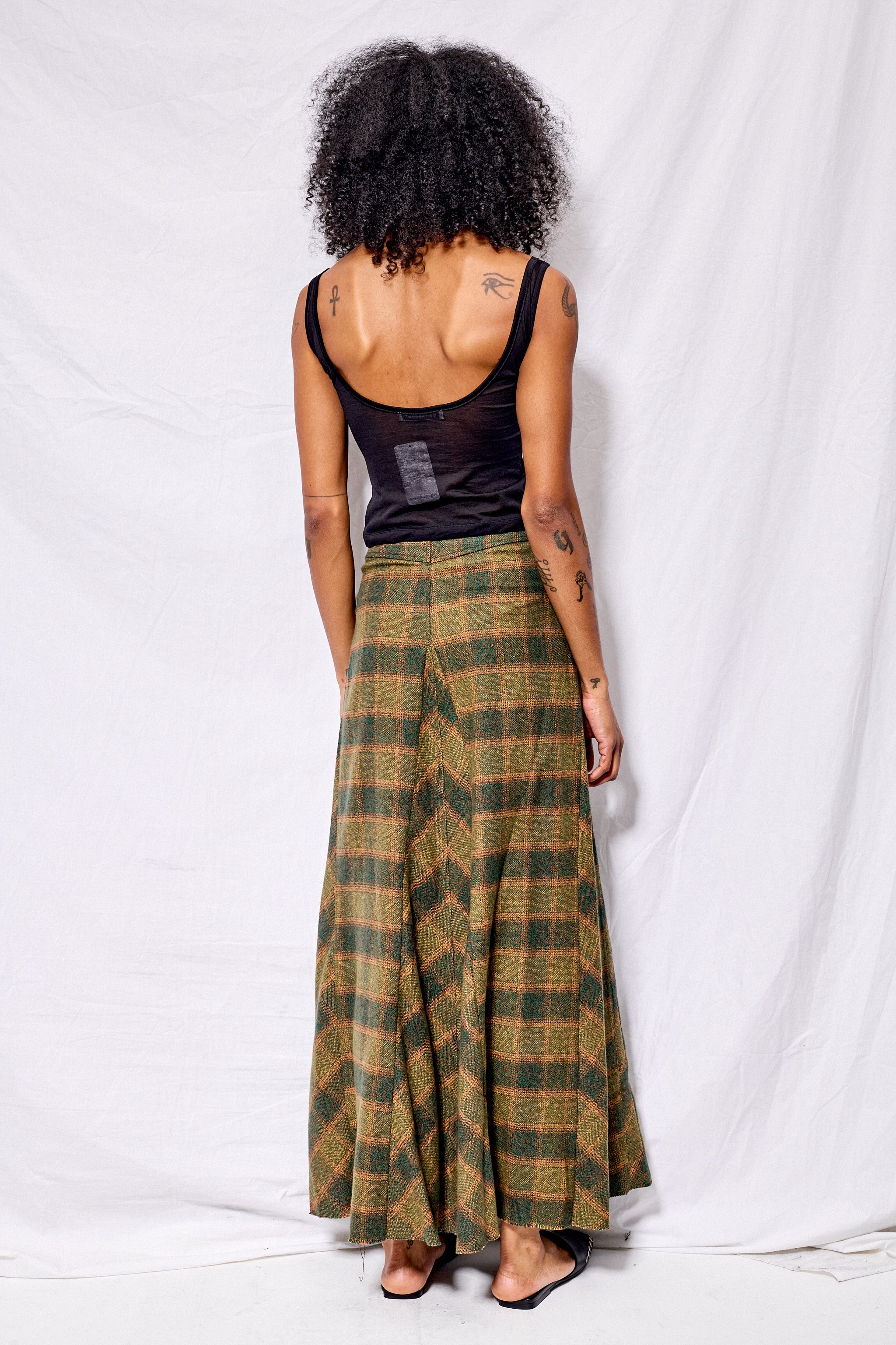 Vilnius Low Twist Check Rebel Skirt