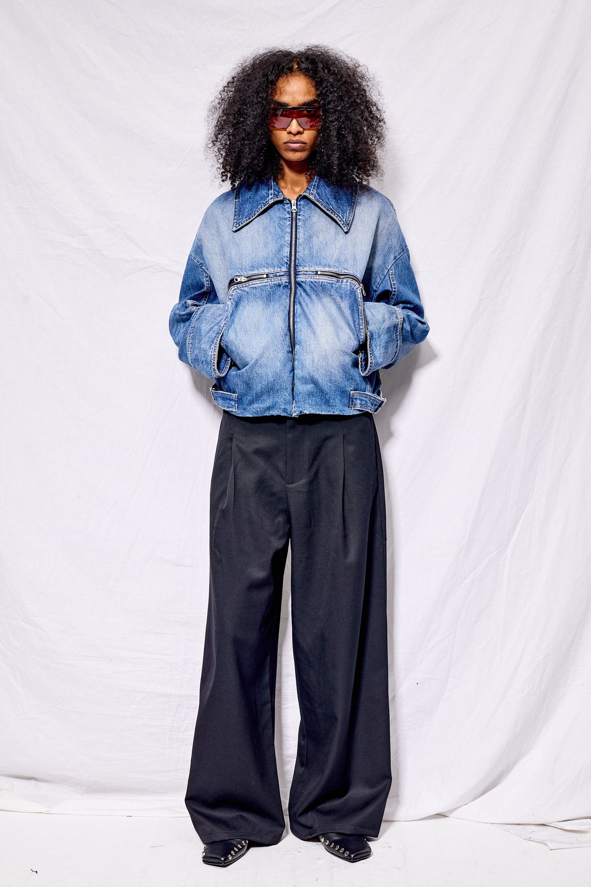 Black Suiting Homme Pant