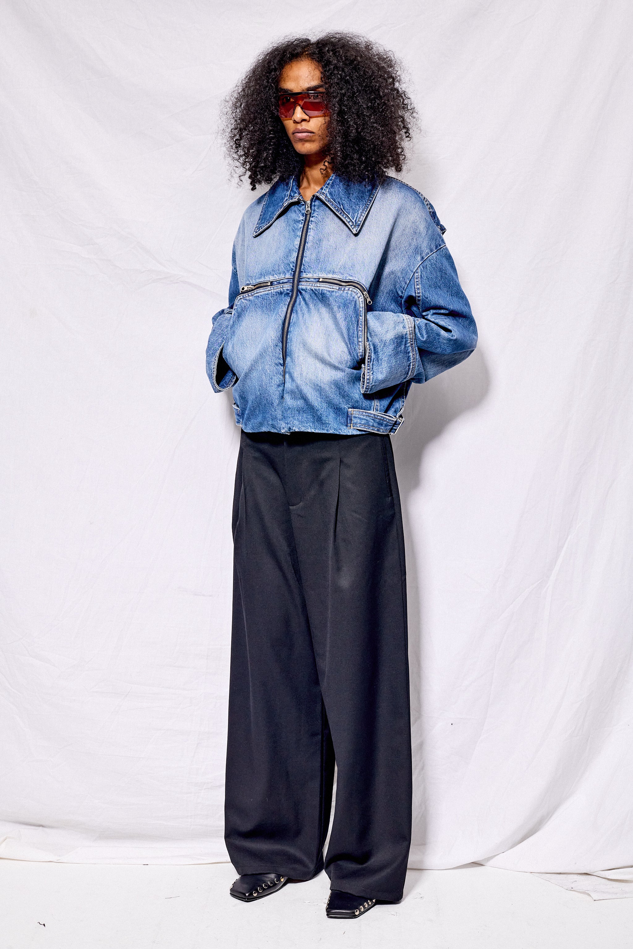 Black Suiting Homme Pant