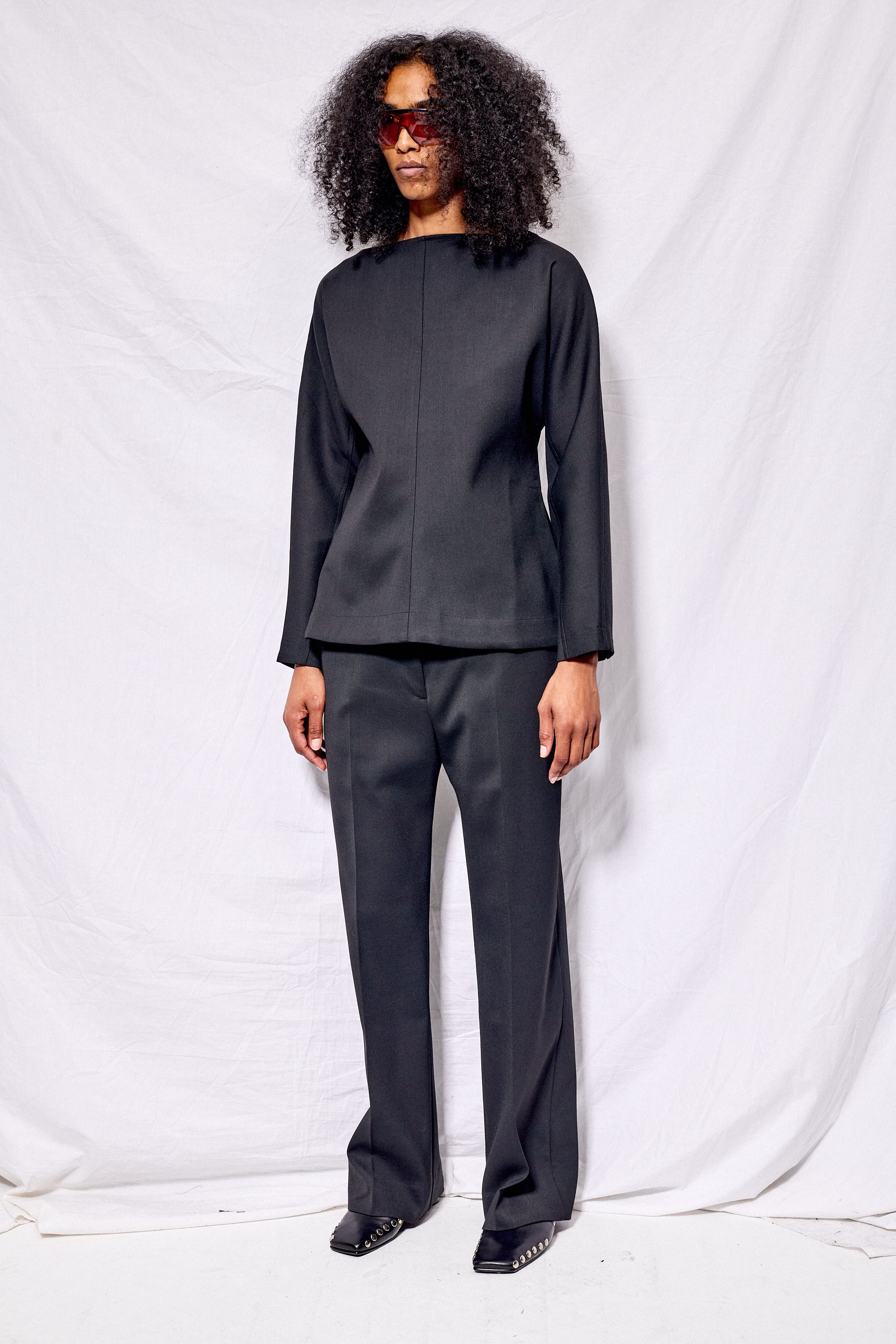 Black Straight Leg Pant