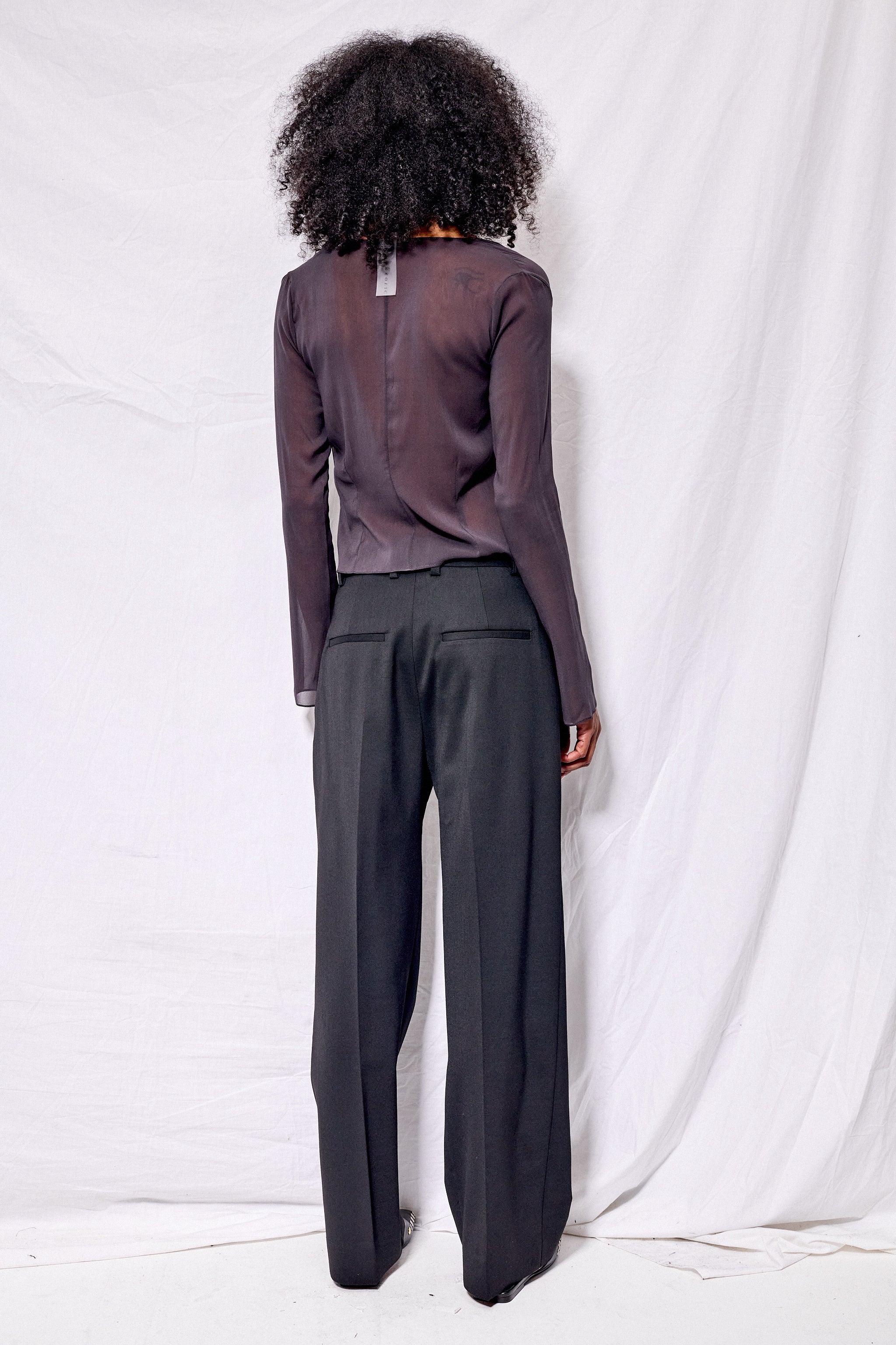 Black Straight Leg Pant