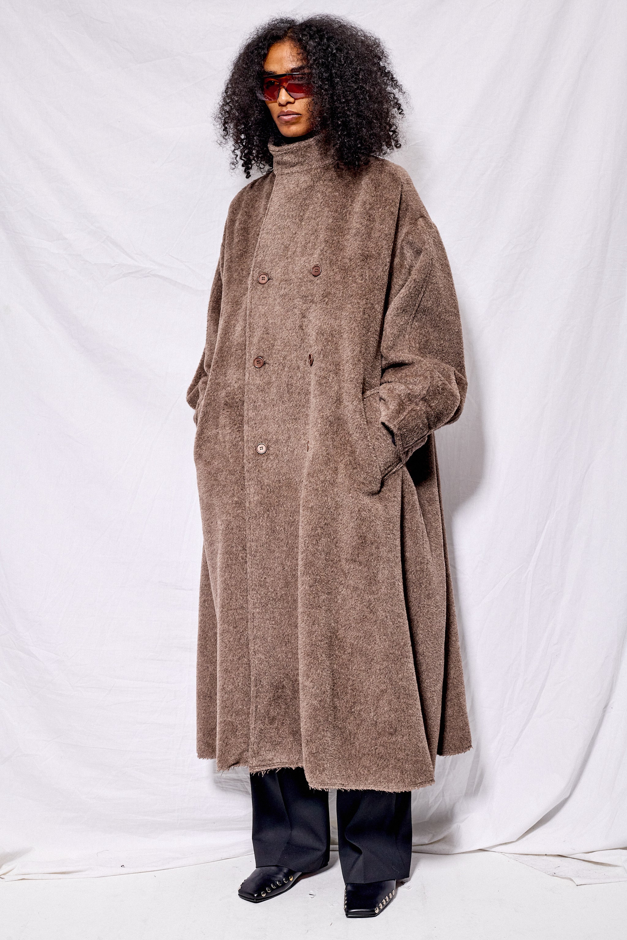 ジャケット・アウター Gabriela Coll Garments Coat No.65 Gabriela Coll Garments No. 65 Loro Piana Wool Oversized Coat