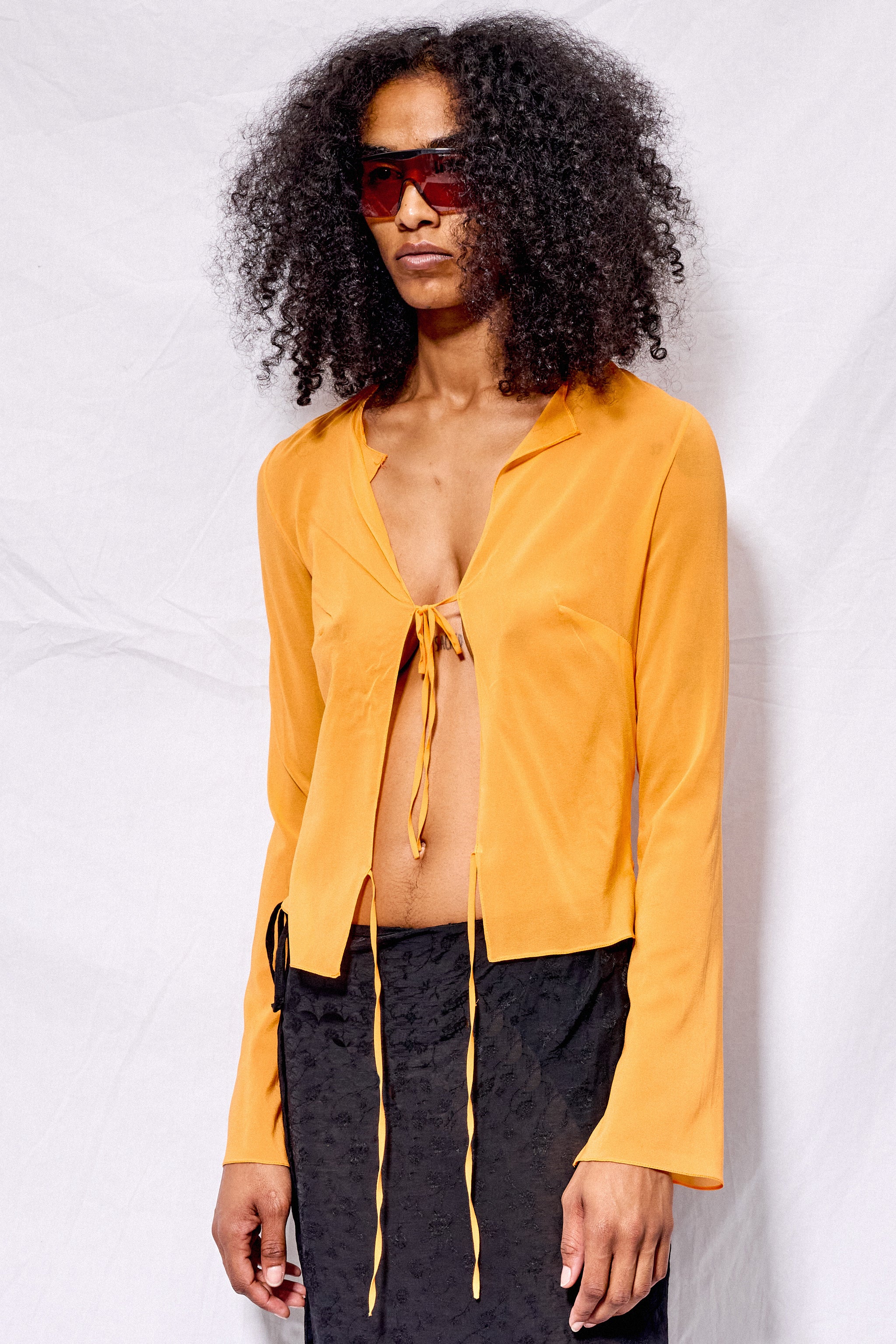 Orange Blouse