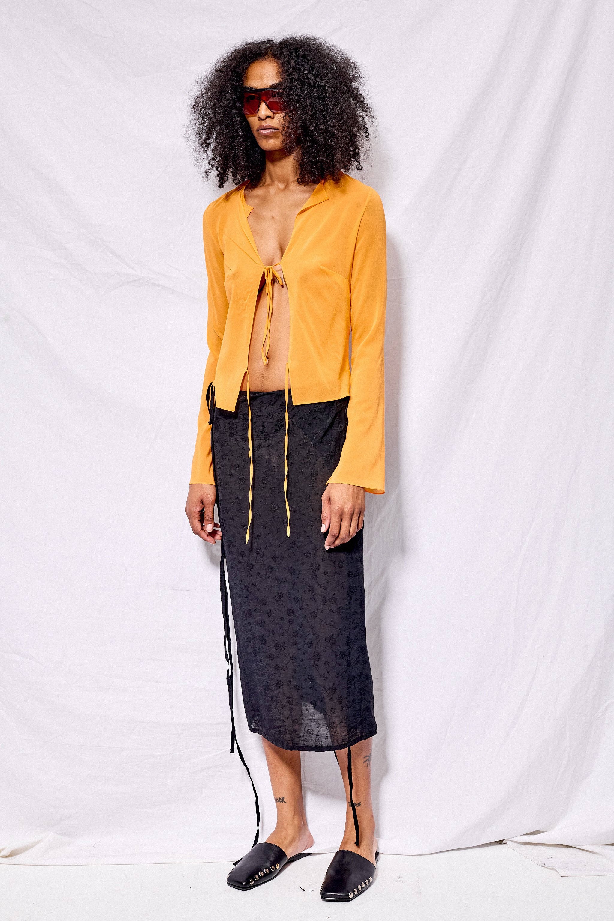 Orange Blouse