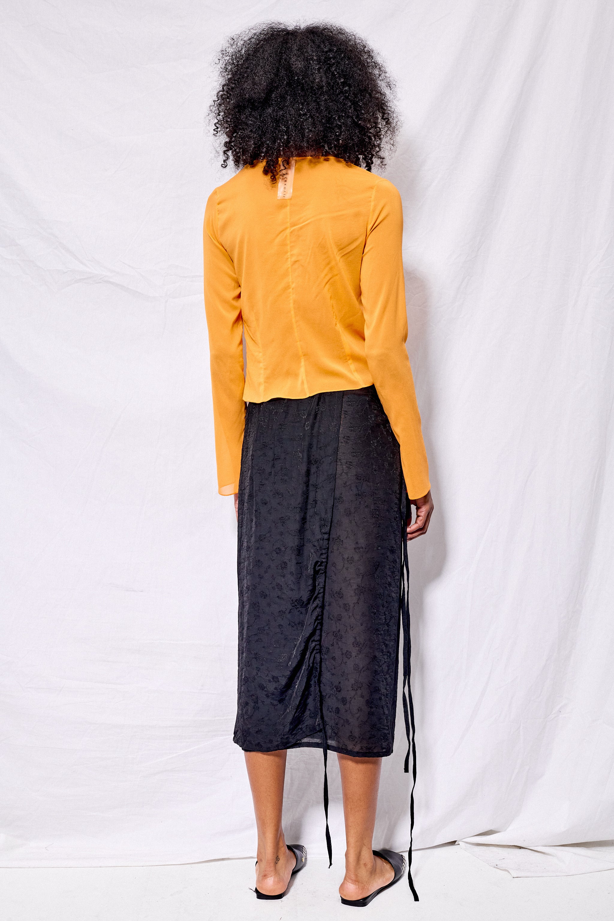 Black Viscose Skirt 0.3
