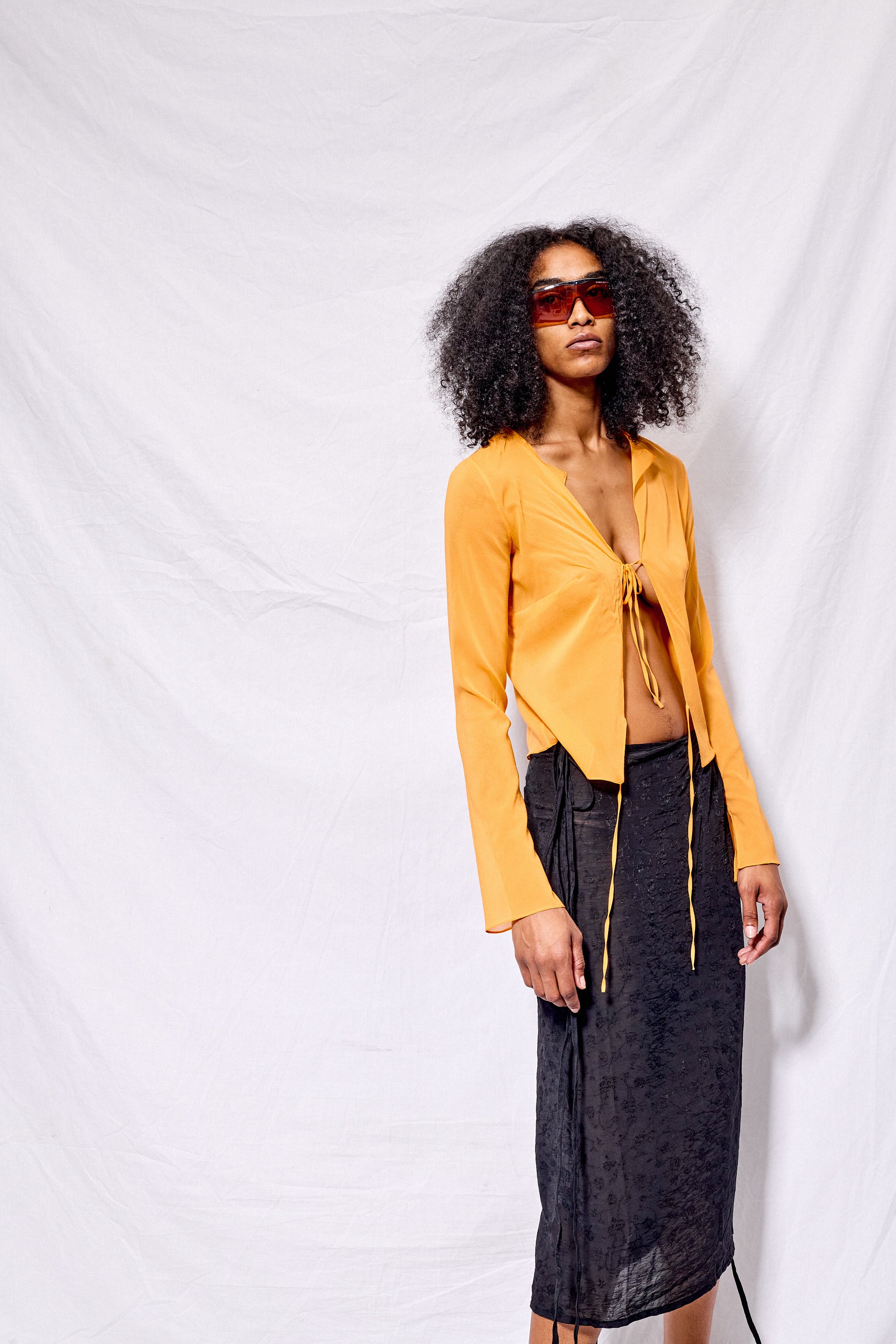 Orange Blouse