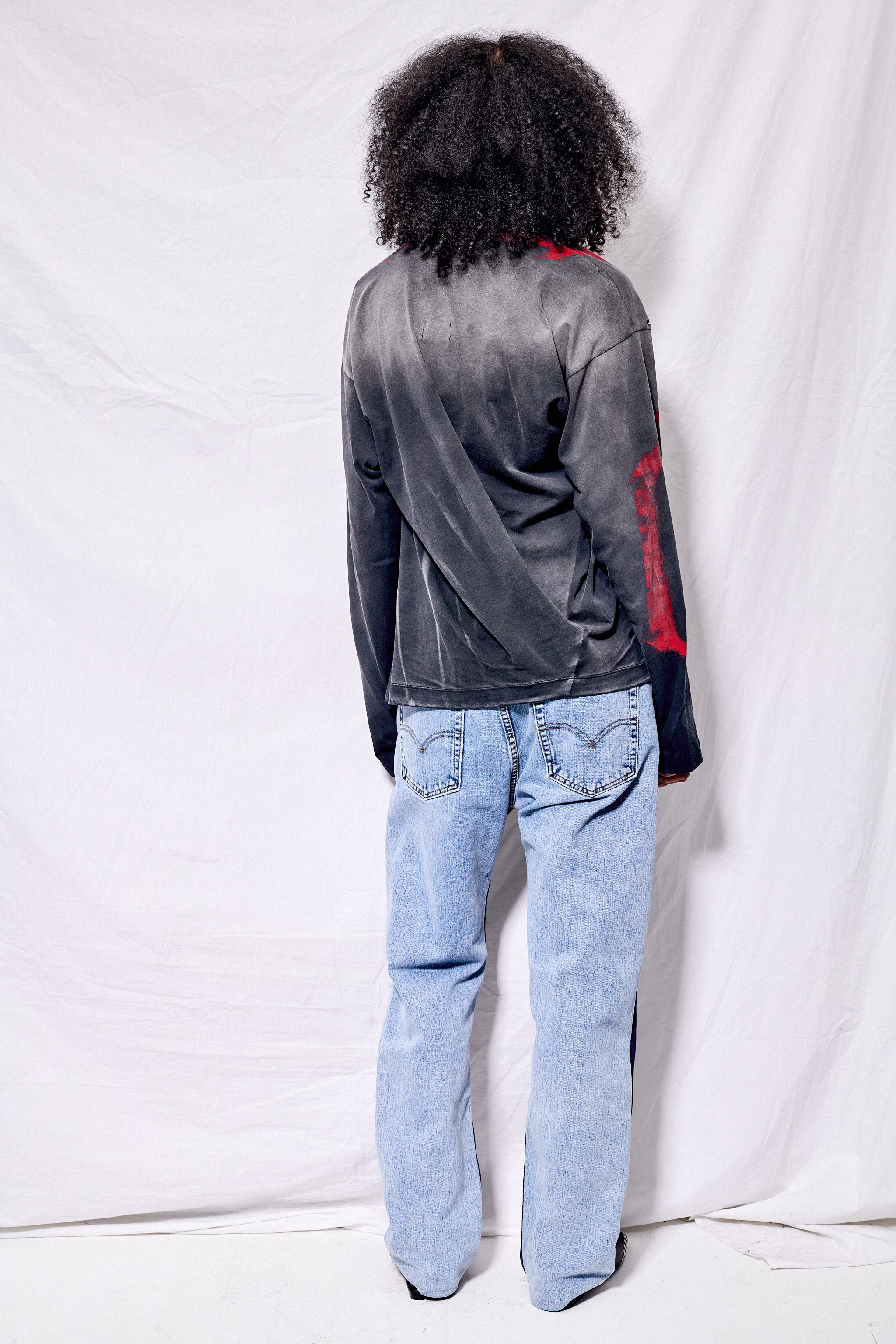 Acidwashed Blue No.80 Jeanspleatfront