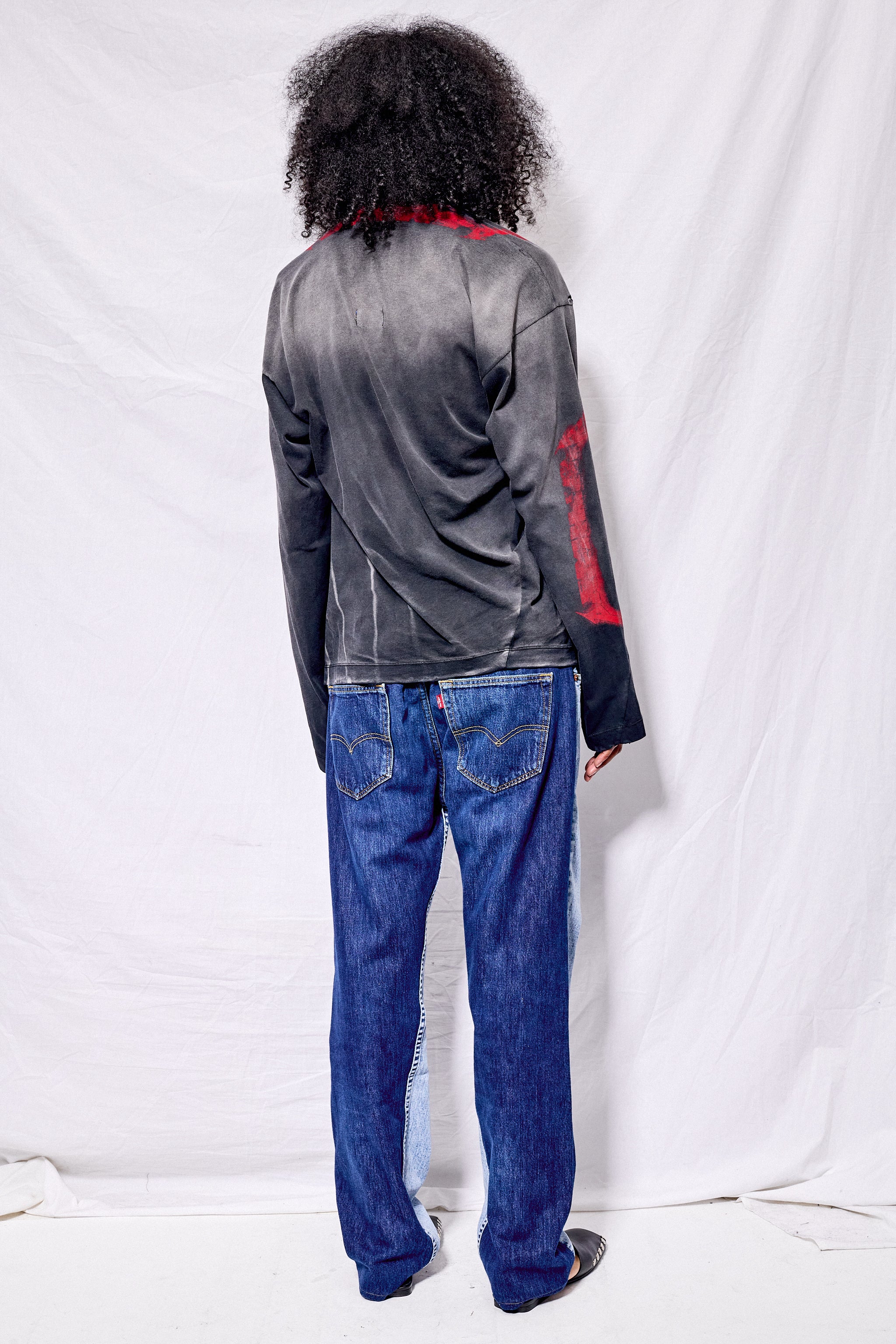 Acidwashed Blue No.80 Jeanspleatfront