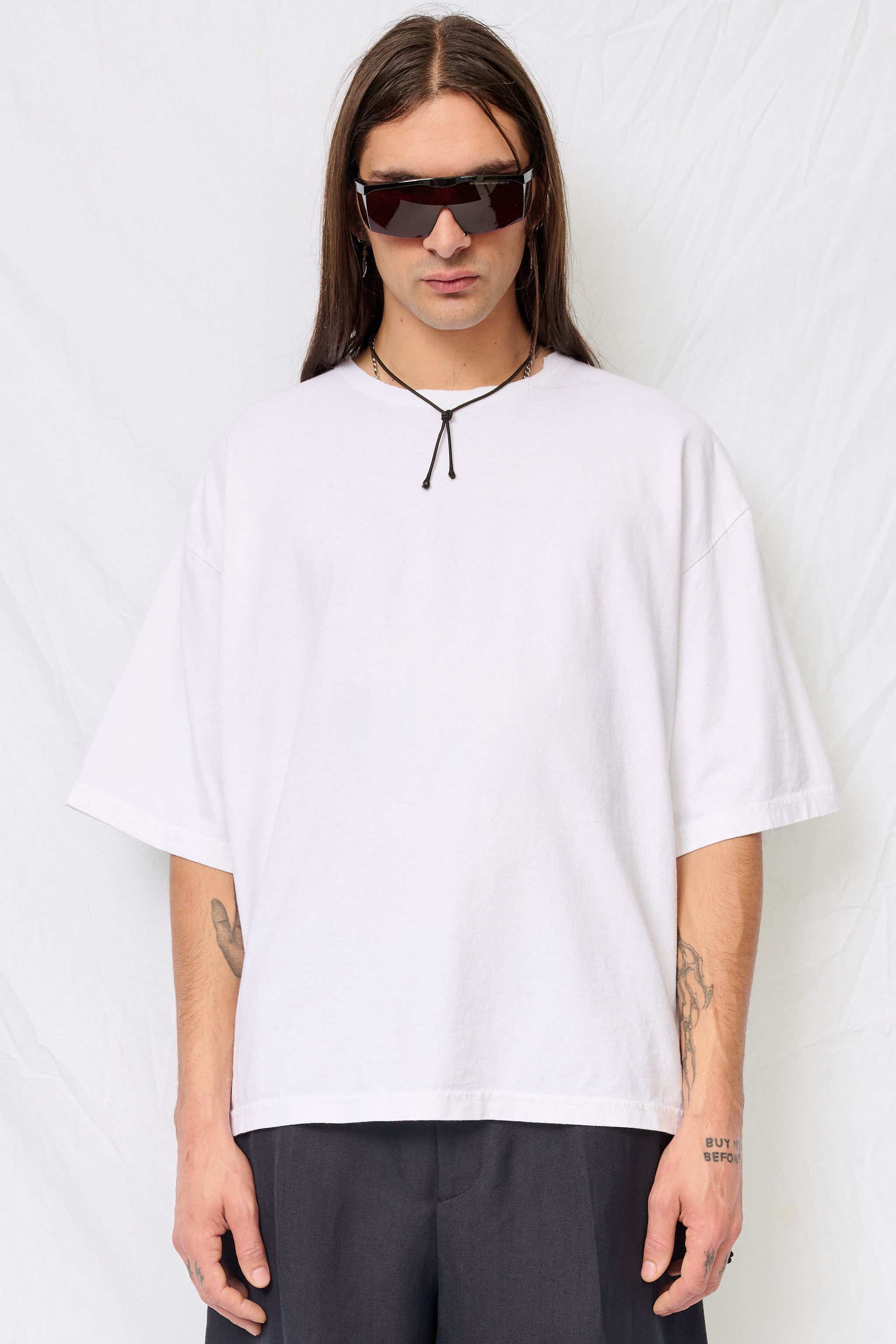 White Drop Tee