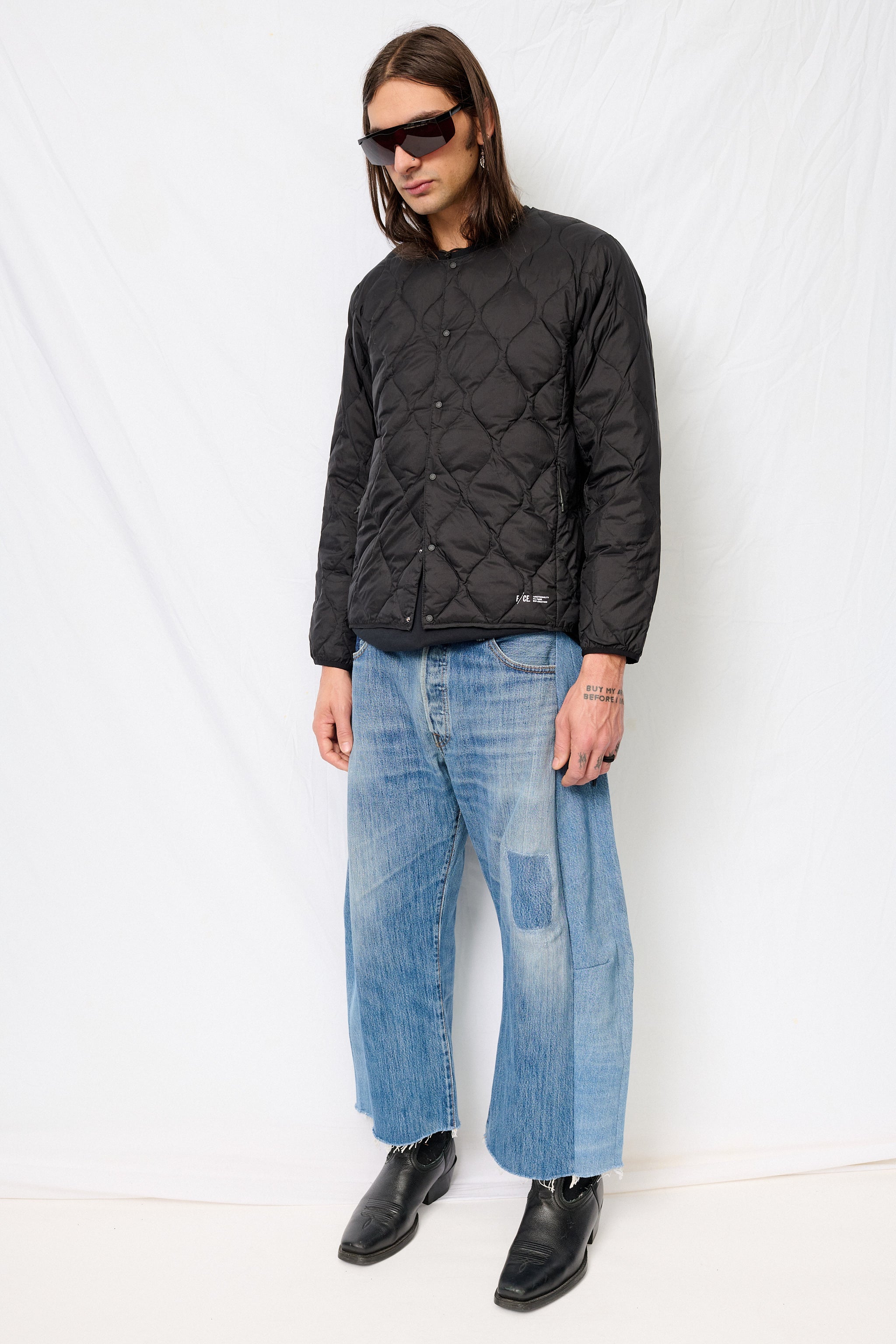 Black 25-Taion by F/CE. Packable Inner Down JK