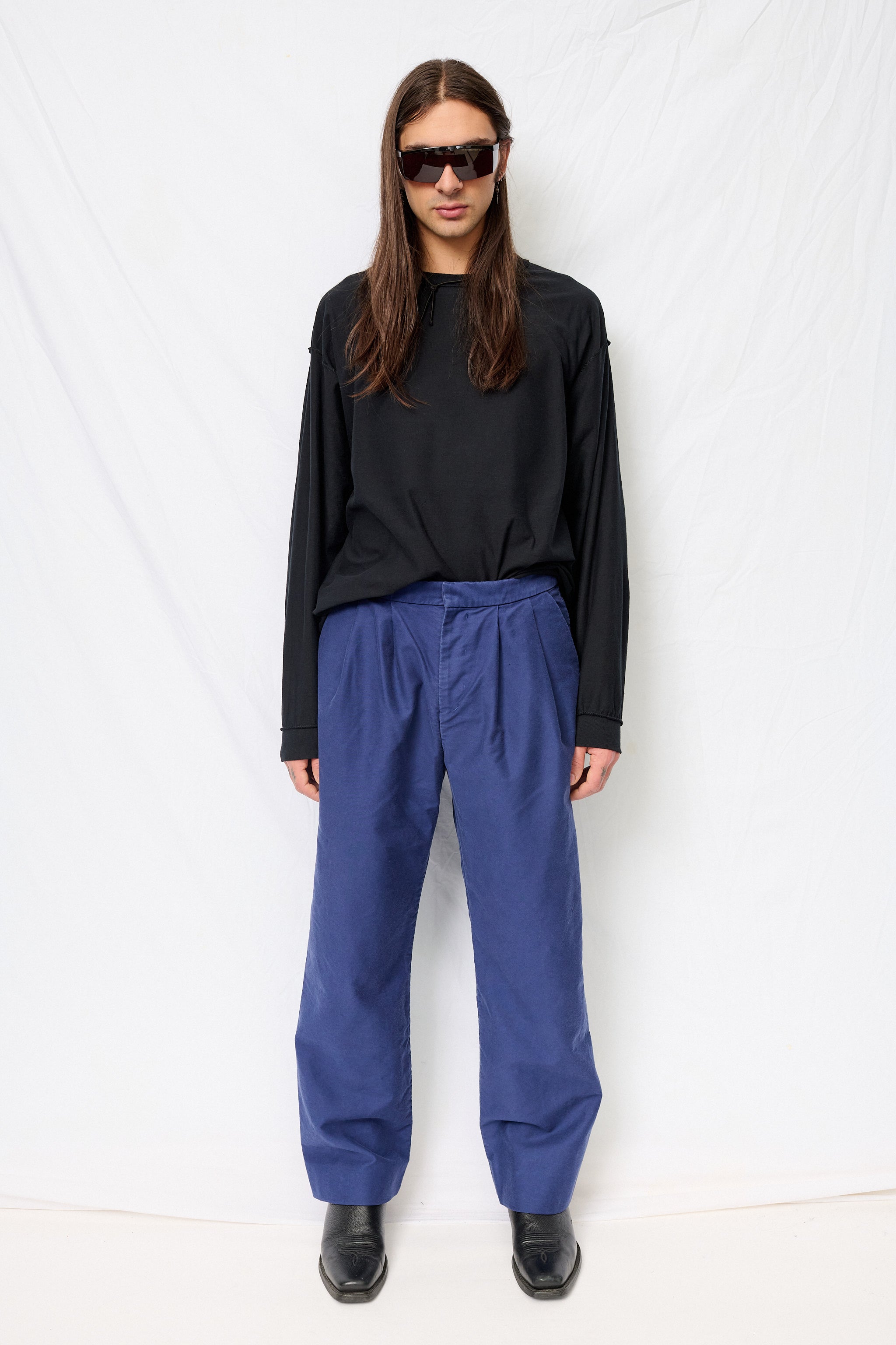 Navy Blue Type 99 Cotton Pant