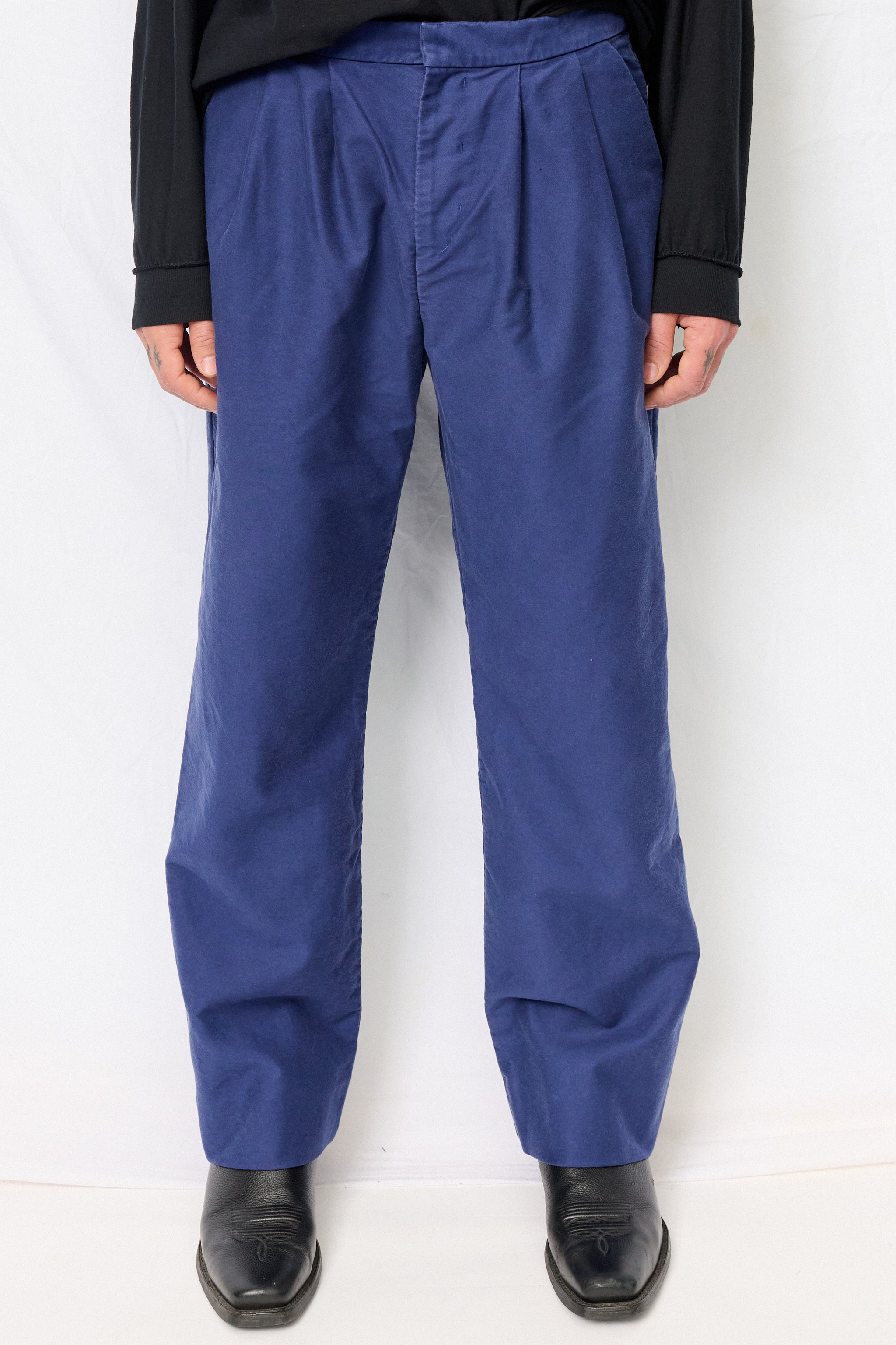 Navy Blue Type 99 Cotton Pant - Issue Things – Assembly New York