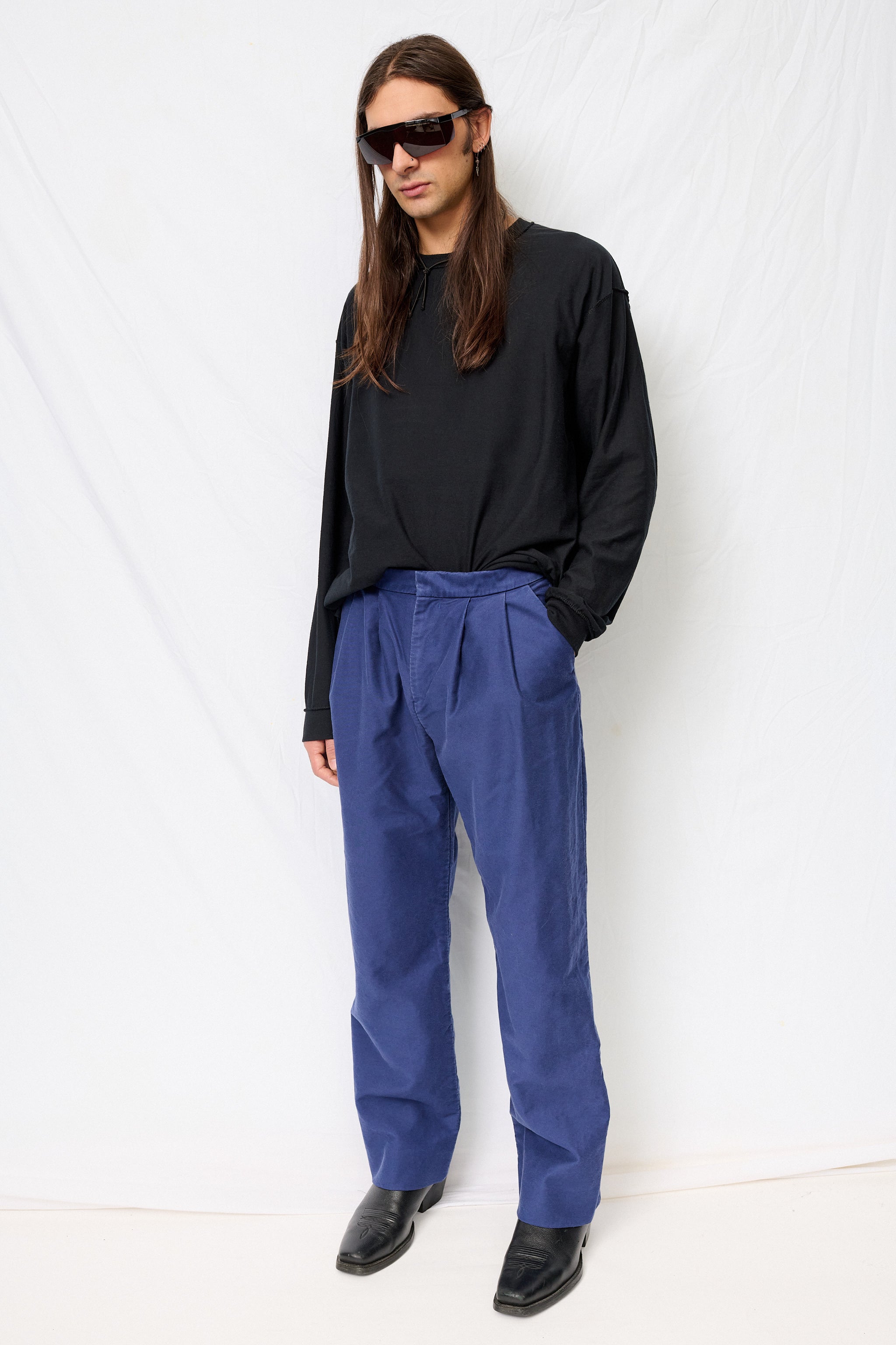 Navy Blue Type 99 Cotton Pant