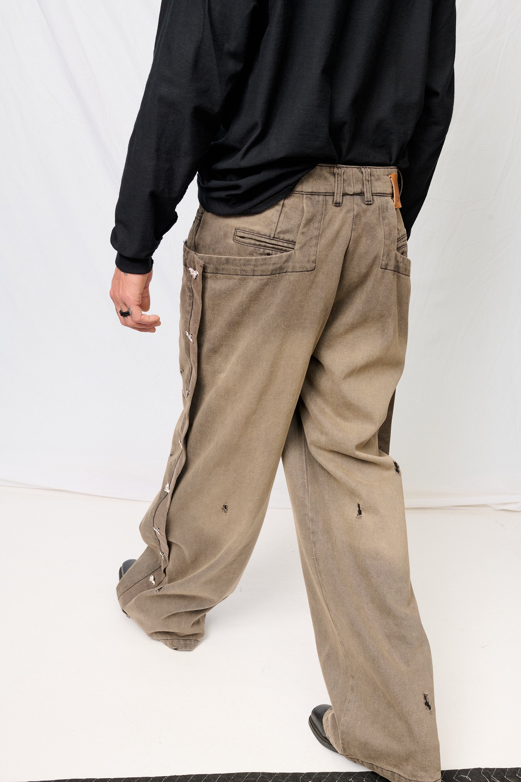 Gray Huida Pants