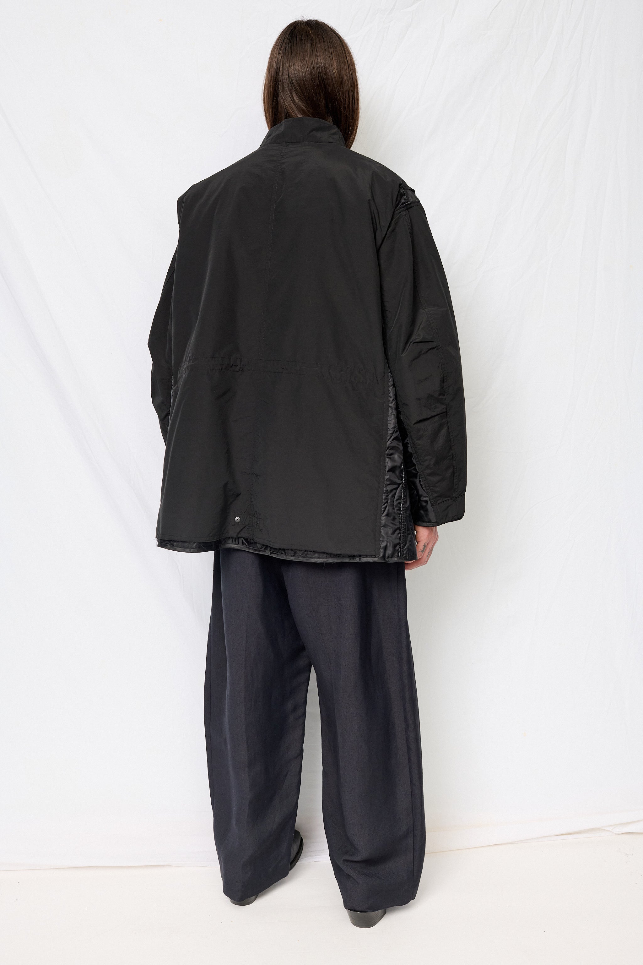 Black Connected Military Blouson
