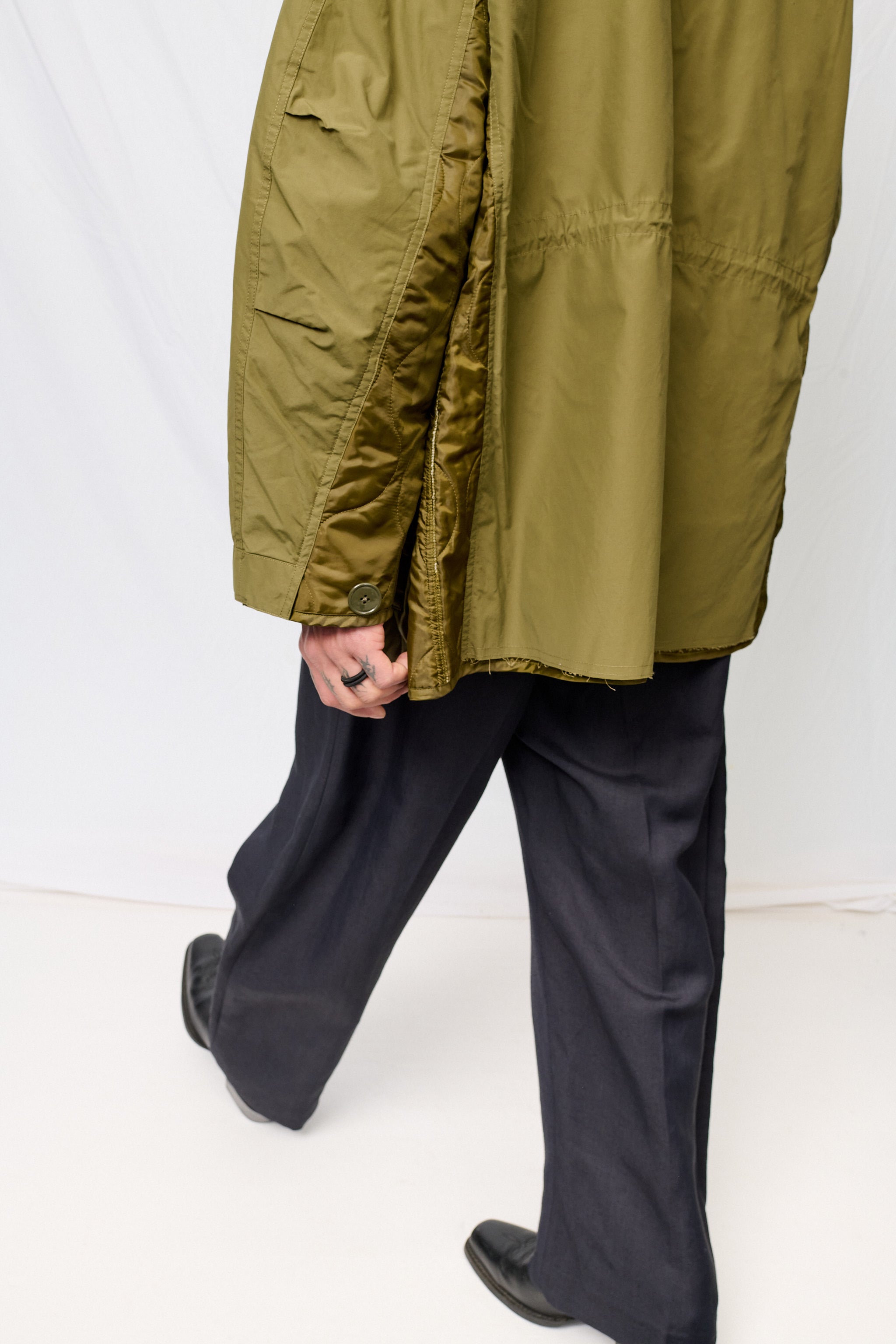 Olive Connected Military Blouson