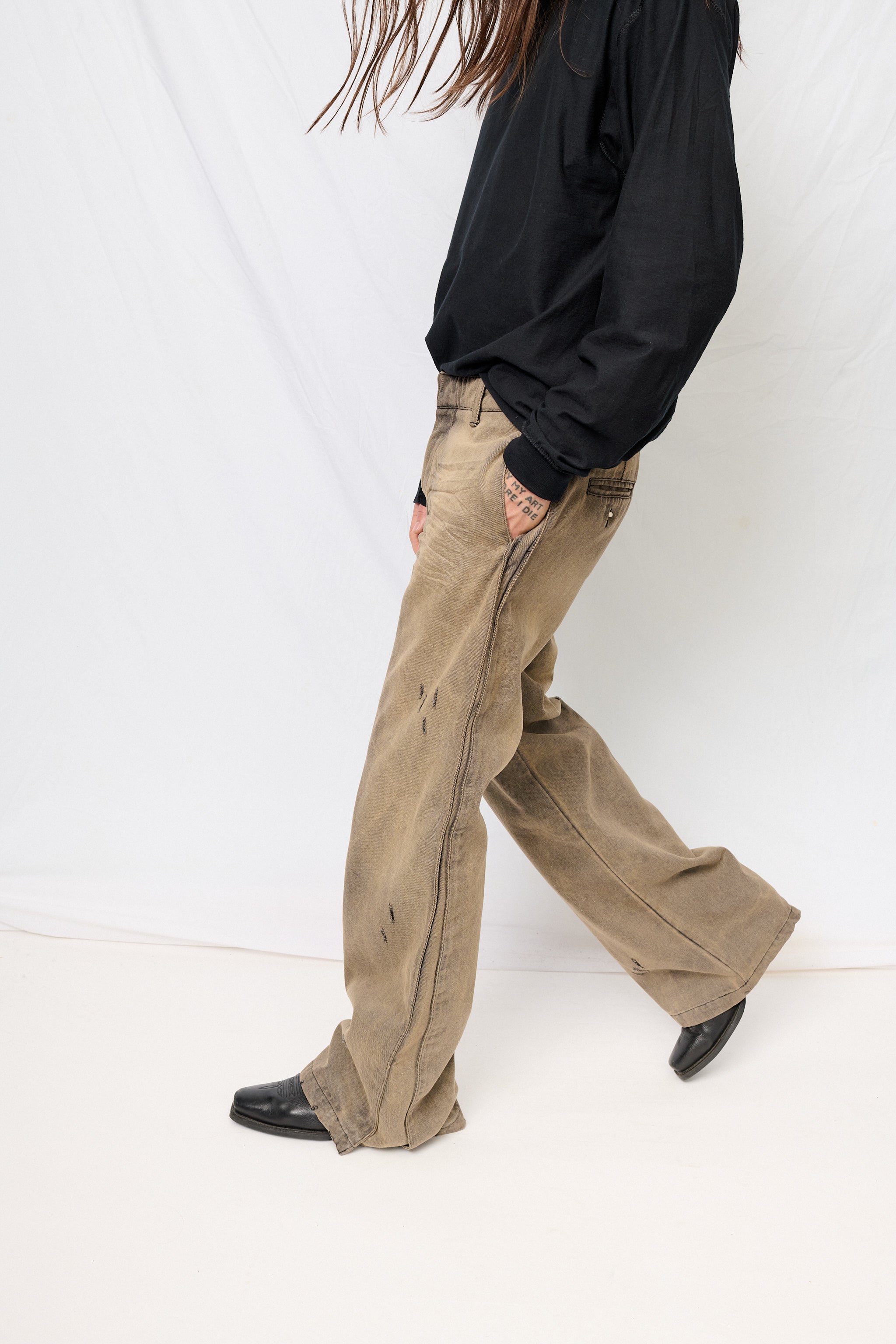 Gray Para Siempre Pants