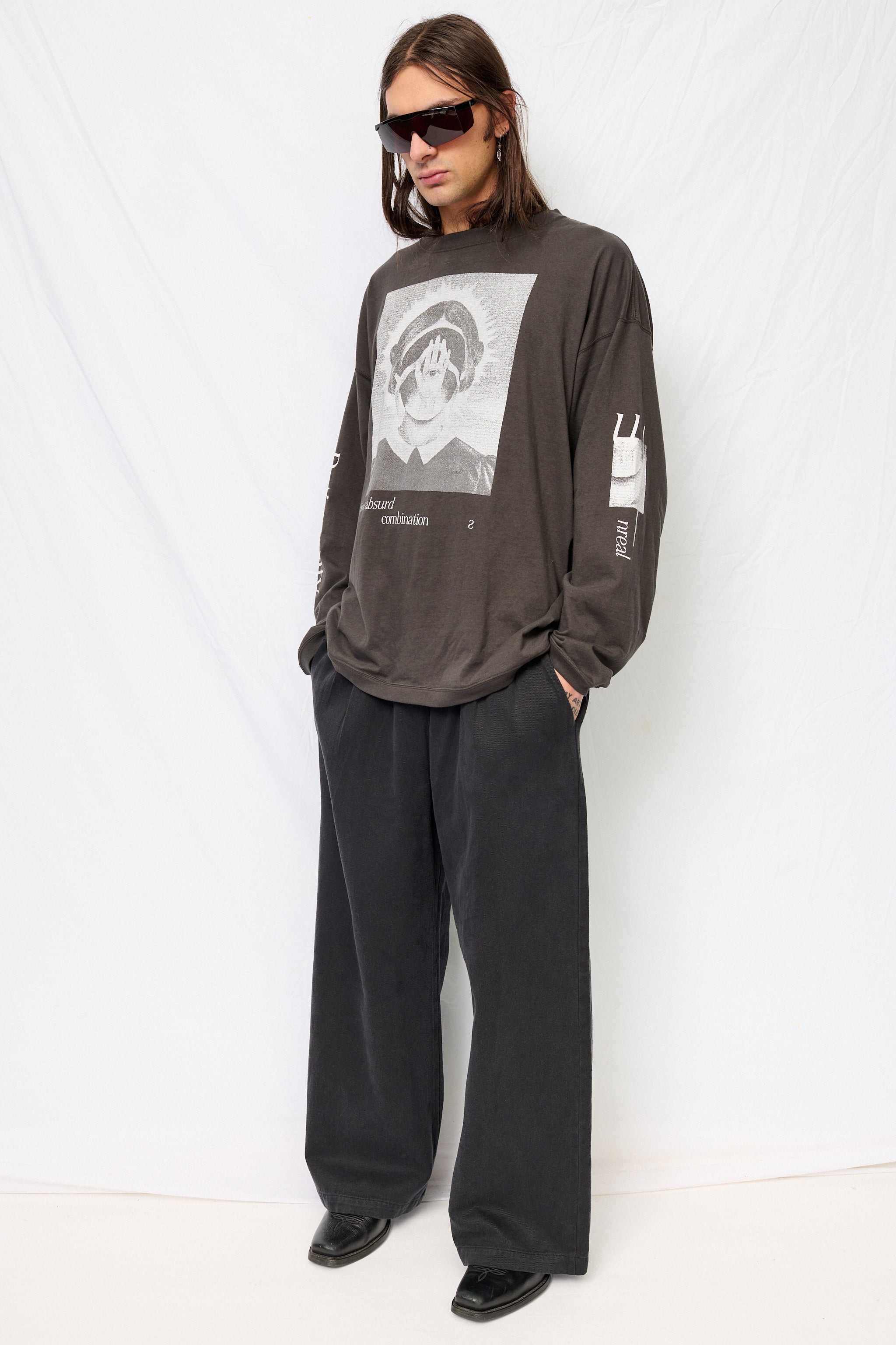 Charcoal Hidden Identity by M. Enomoto Long Sleeve Type-A