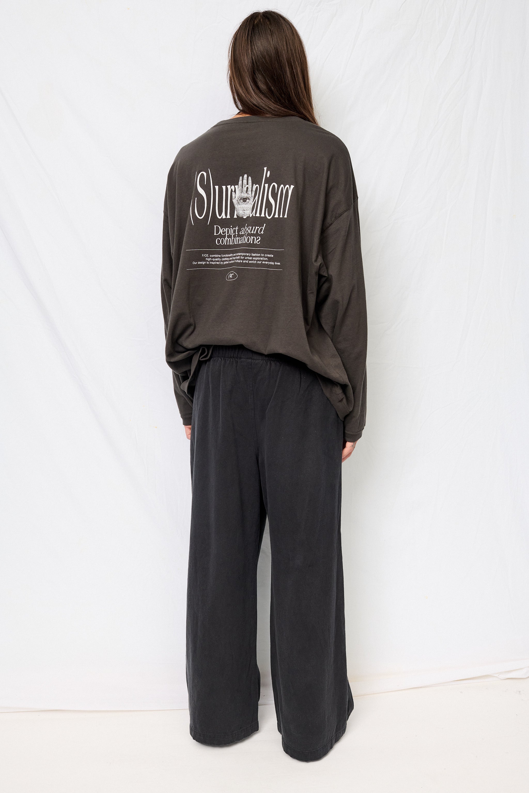 Black Twill Disco Pant