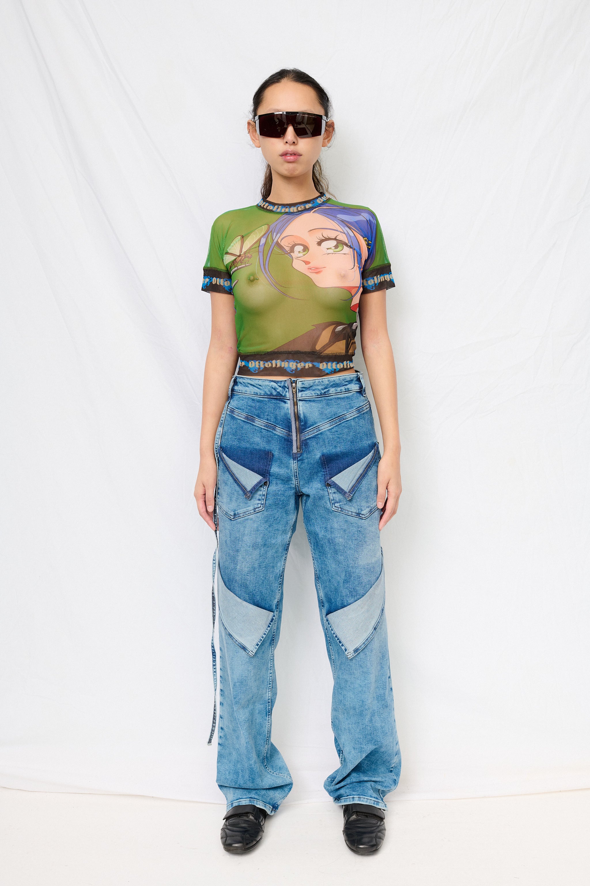 Julien Ceccaldi Print Mesh T-Shirt