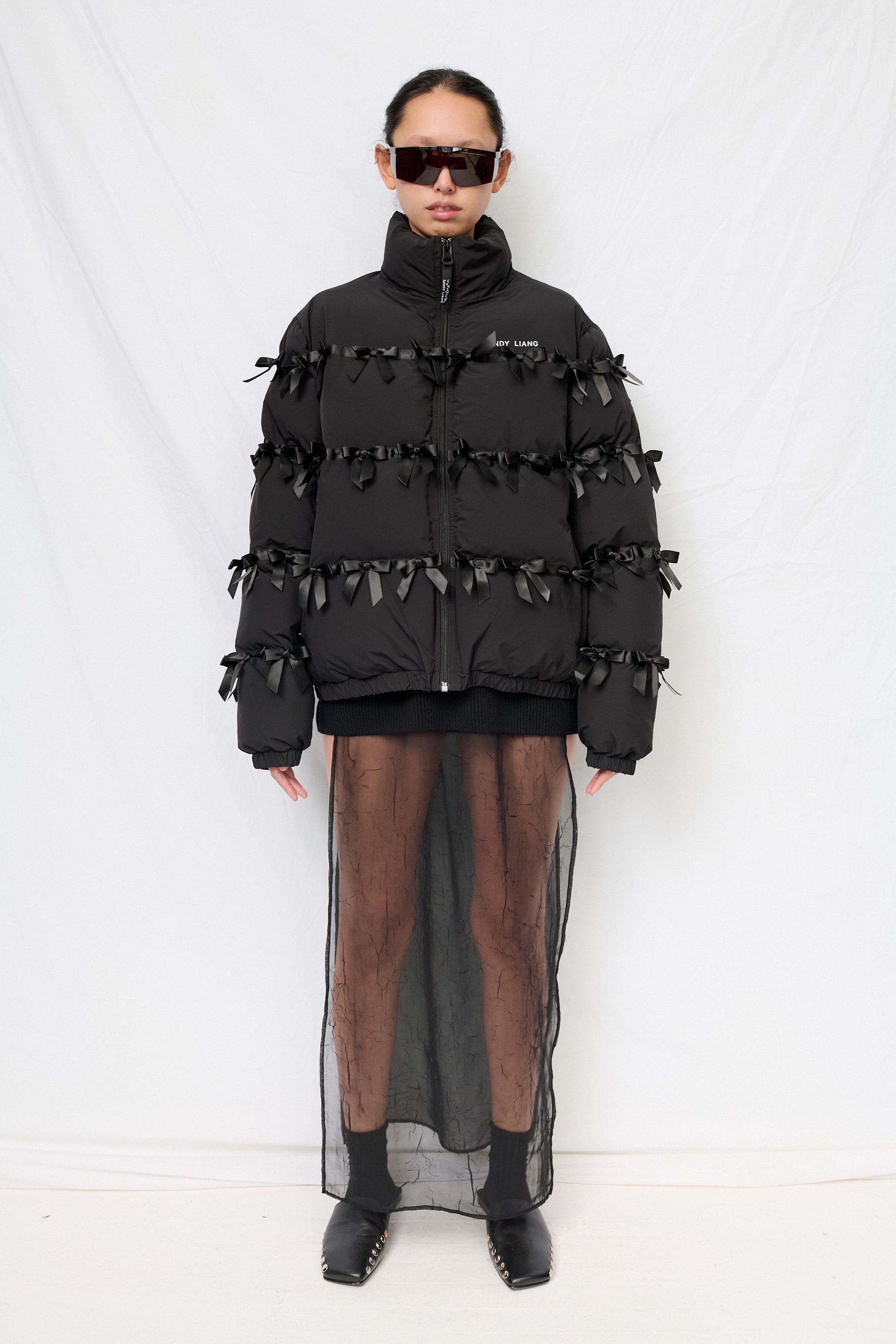 Black Present Puffer