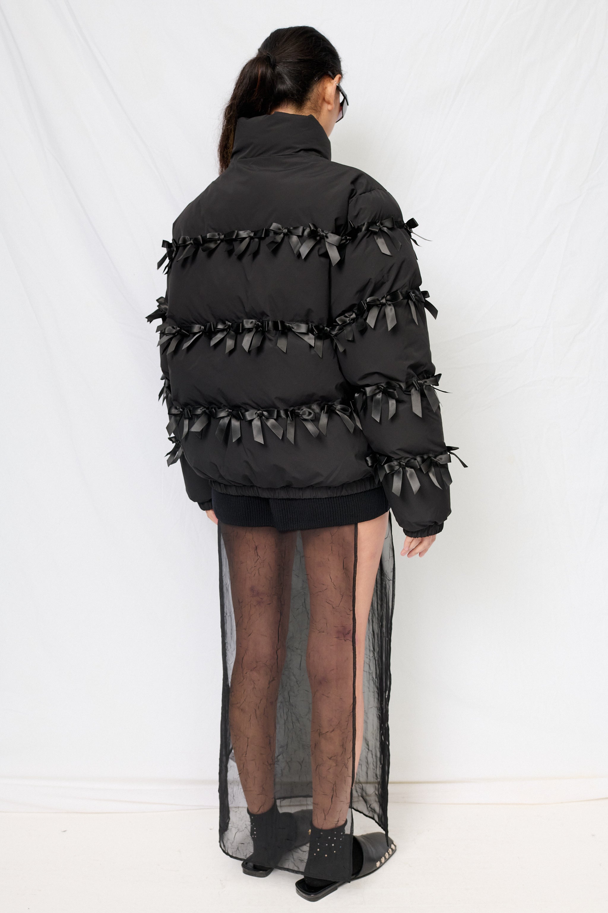 Black Present Puffer