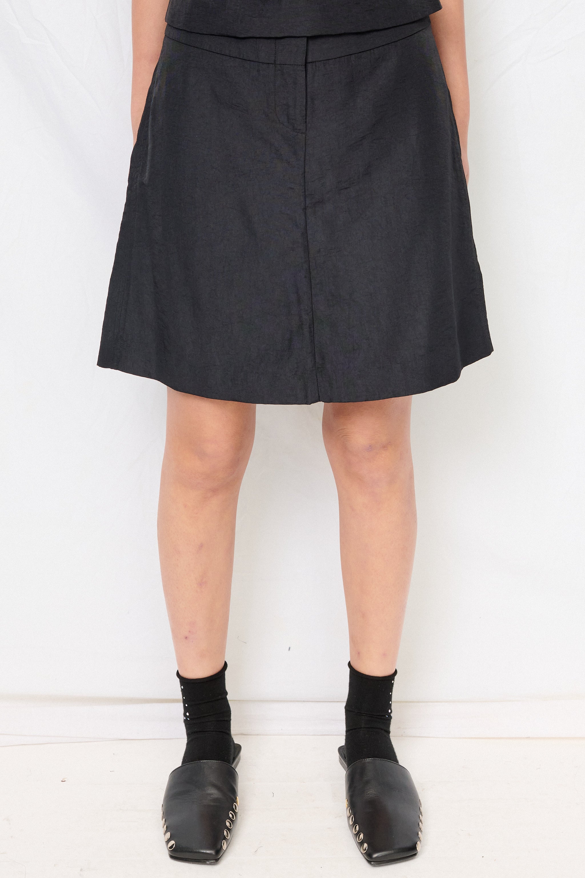Black Refract Skirt