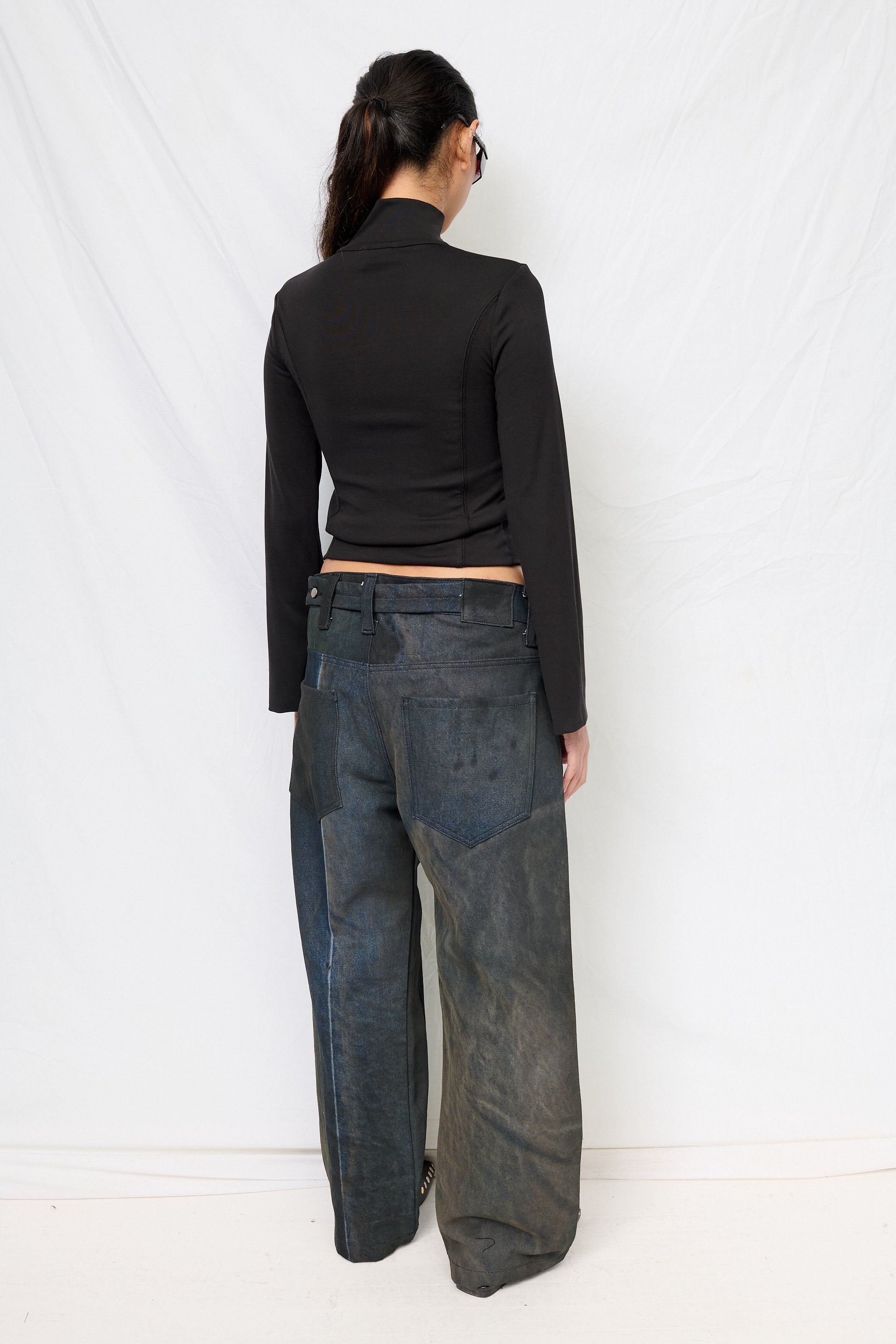 Dirty Indigo Denim Twist Jean